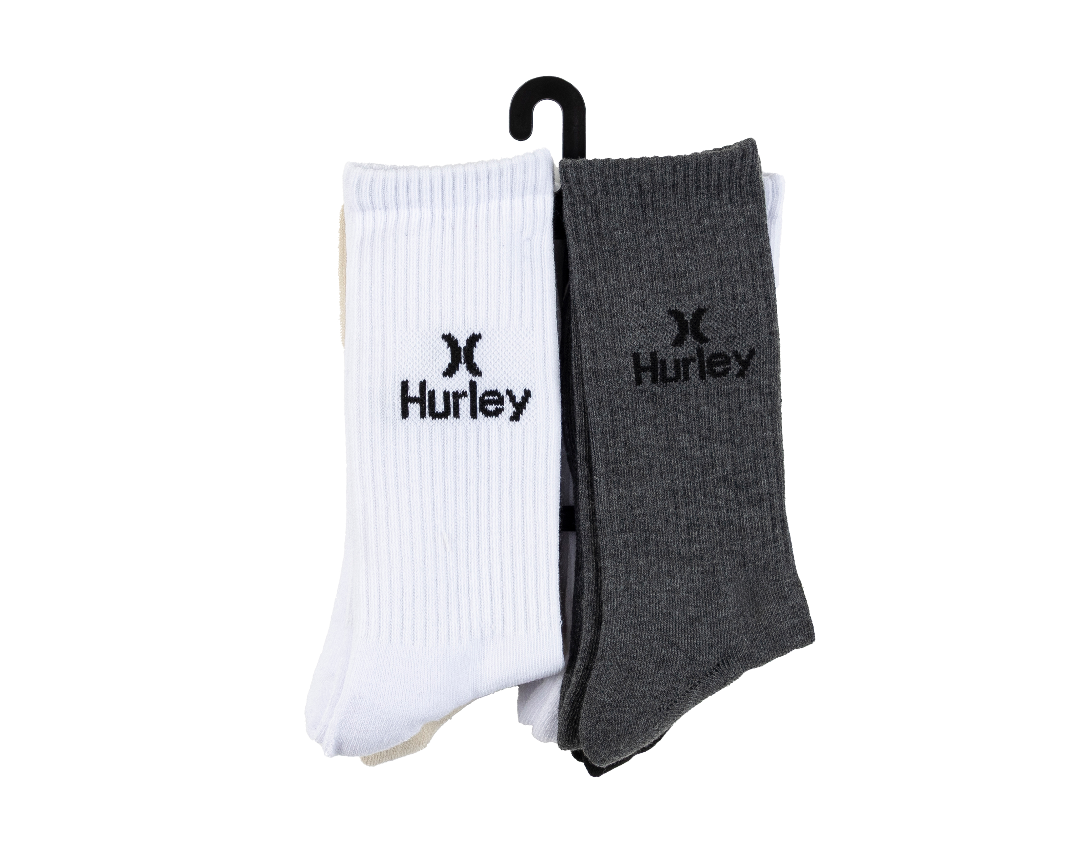 Foto 4 pulgar | Foto 3 | Calcetas Deportivas Hurley para Hombre 6 Pares