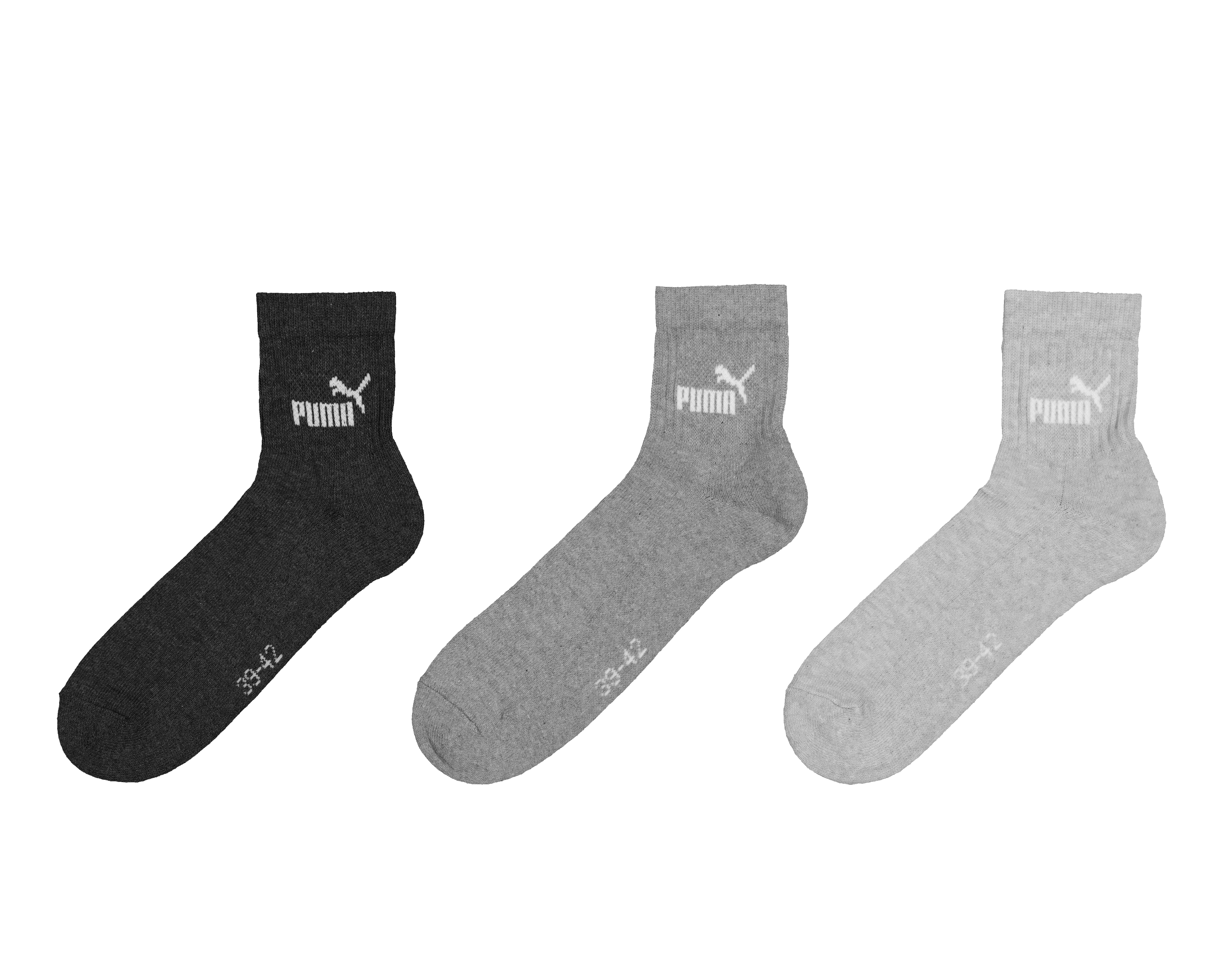 Foto 2 pulgar | Foto 1 | Calcetas Cortas Deportivas Puma para Hombre 3 Pares