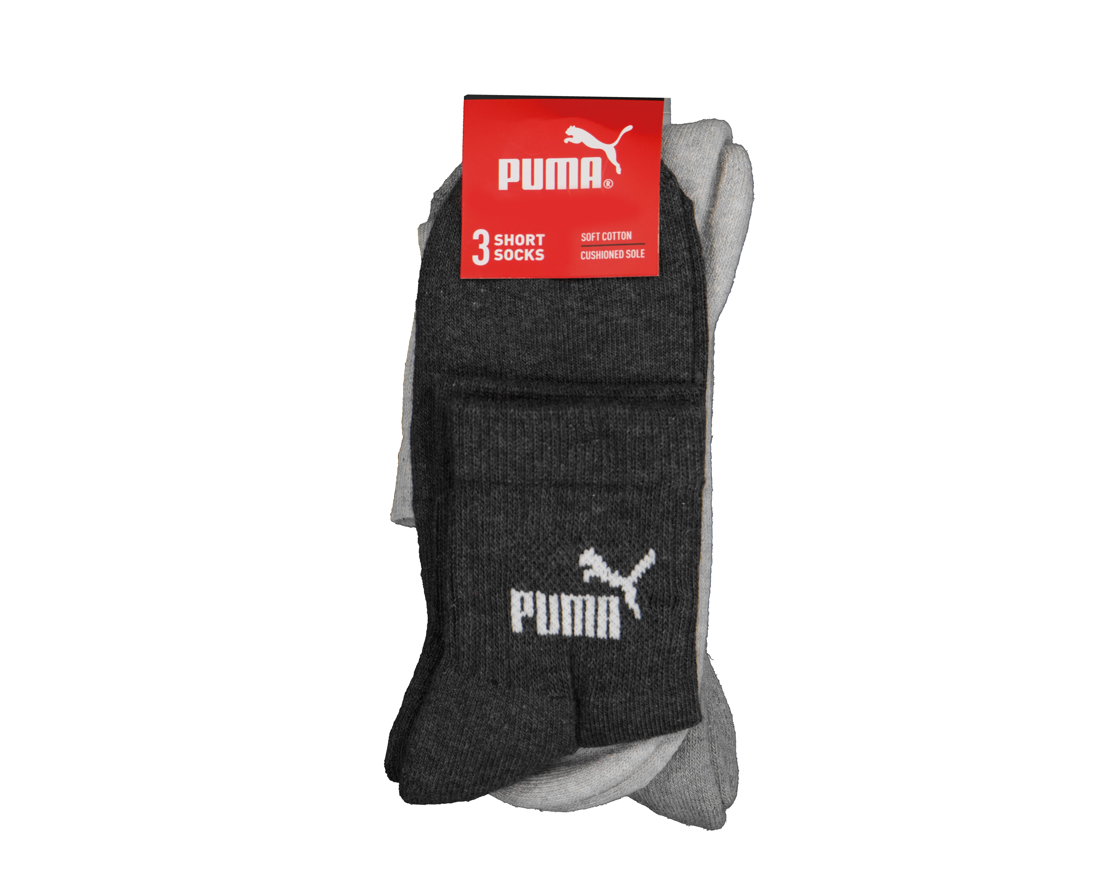 Foto 3 | Foto 3 | Calcetas Cortas Deportivas Puma para Hombre 3 Pares