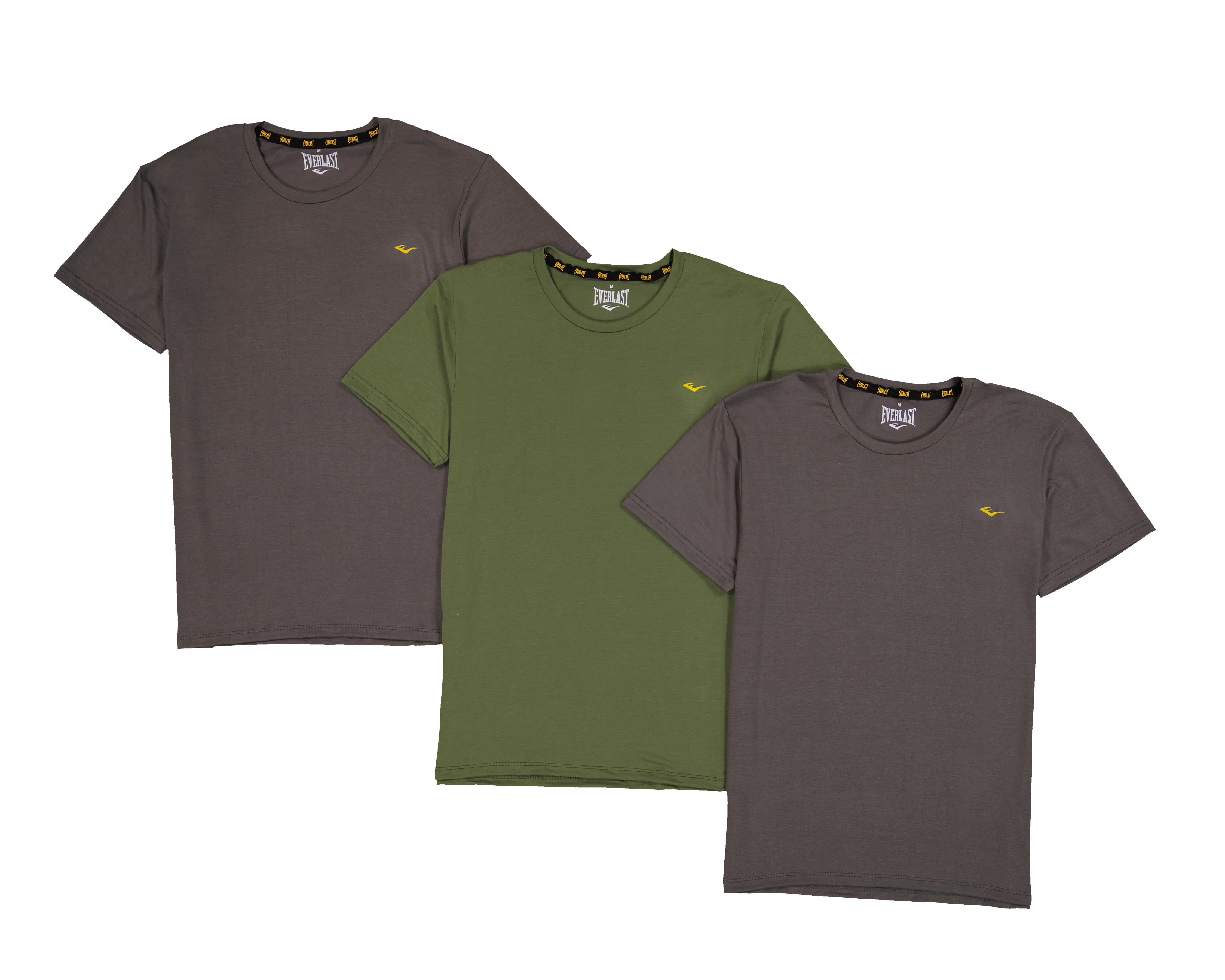 Playera Interior Manga Corta Everlast para Hombre 3 Piezas