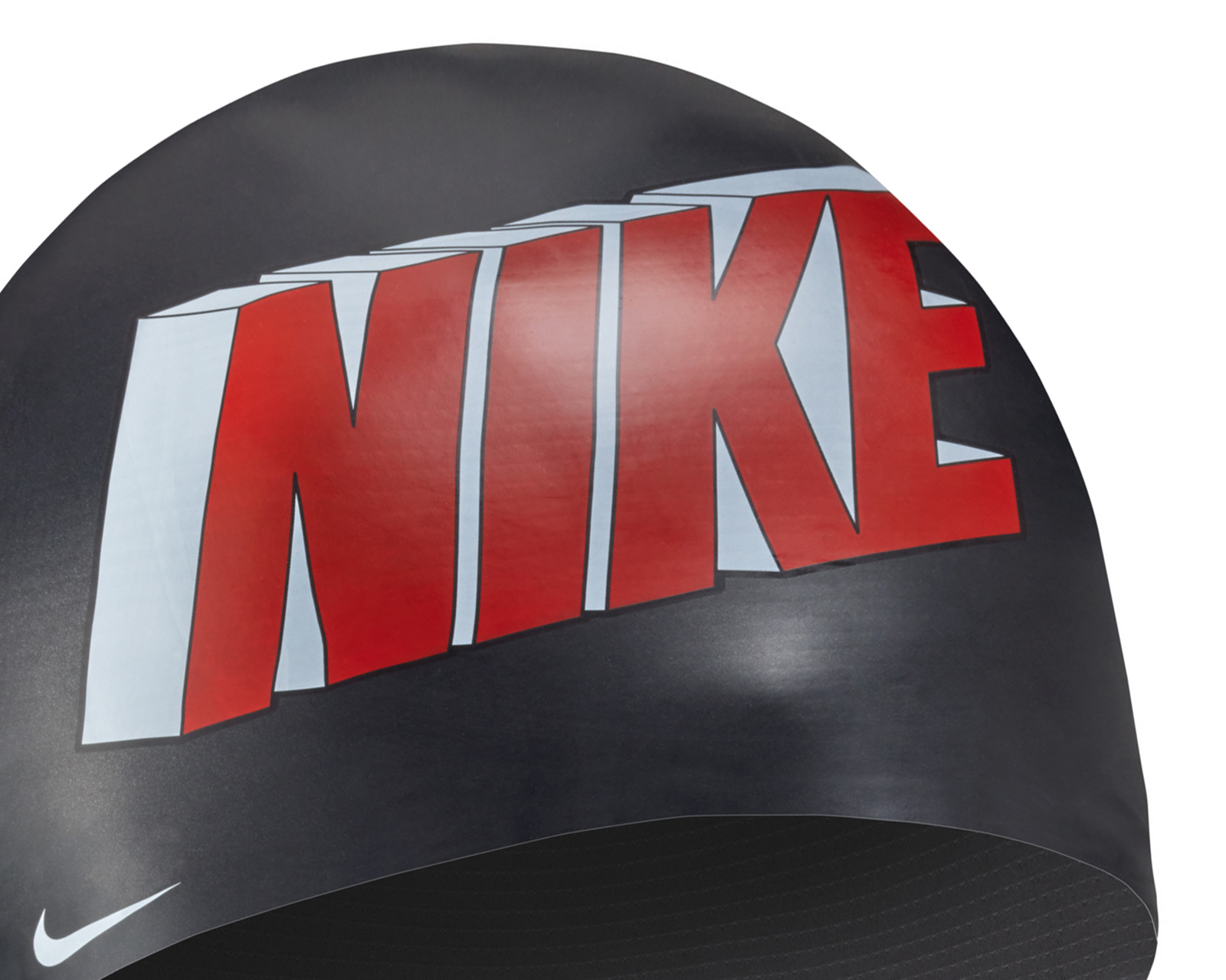 Foto 3 pulgar | Foto 2 | Gorro para Natación Nike Multi Graphic Negro Unitalla