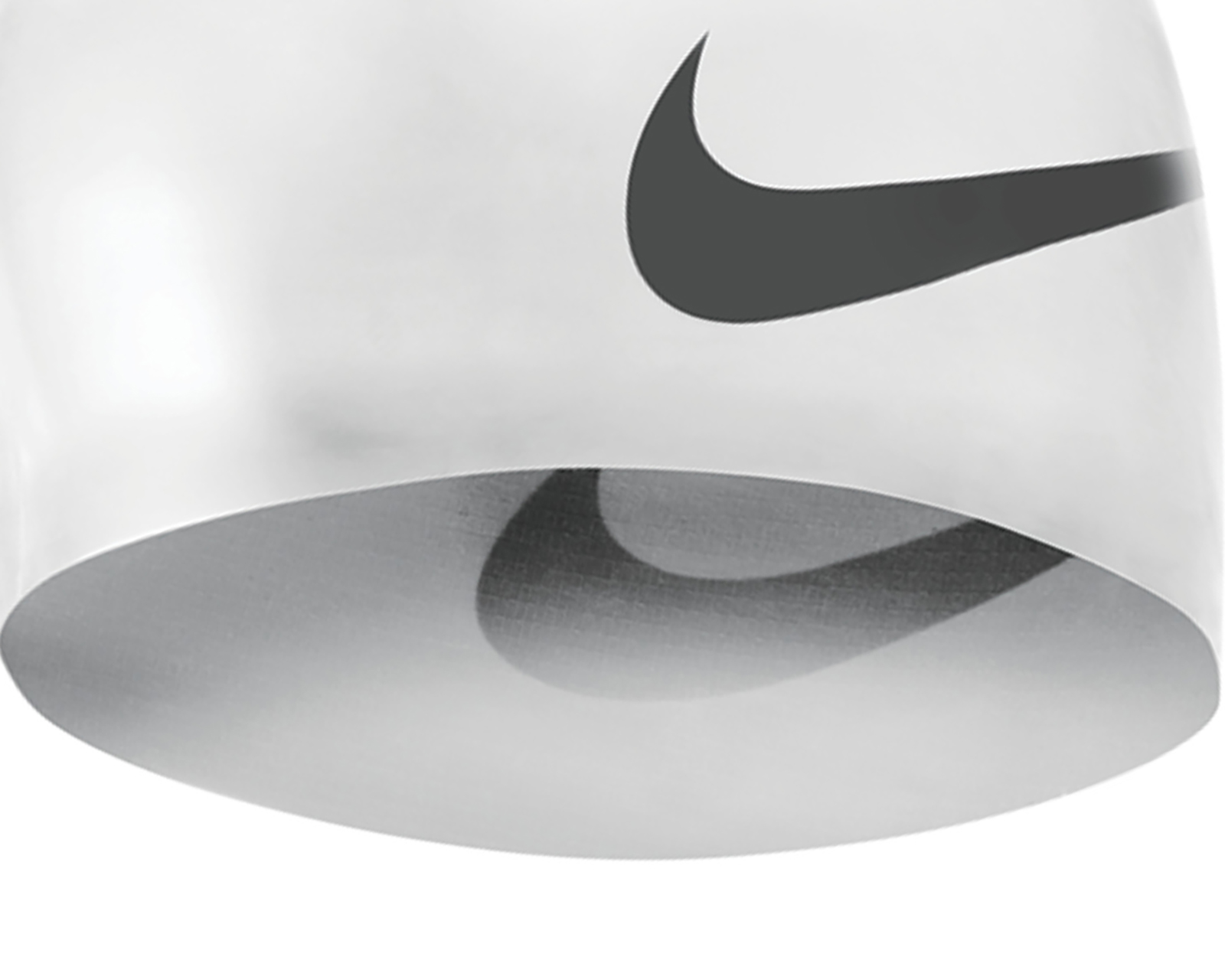 Foto 4 pulgar | Foto 3 | Gorro para Natación Nike Swim Big Swoosh Blanco