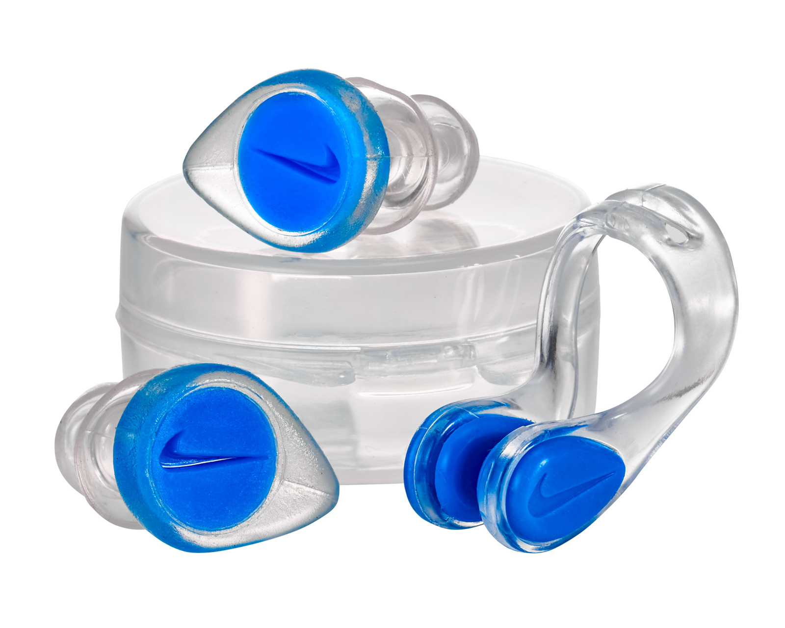 Foto 2 pulgar | Foto 1 | Pinzas para Nariz y Tapones de Oído para Natación Nike Swim con Estuche