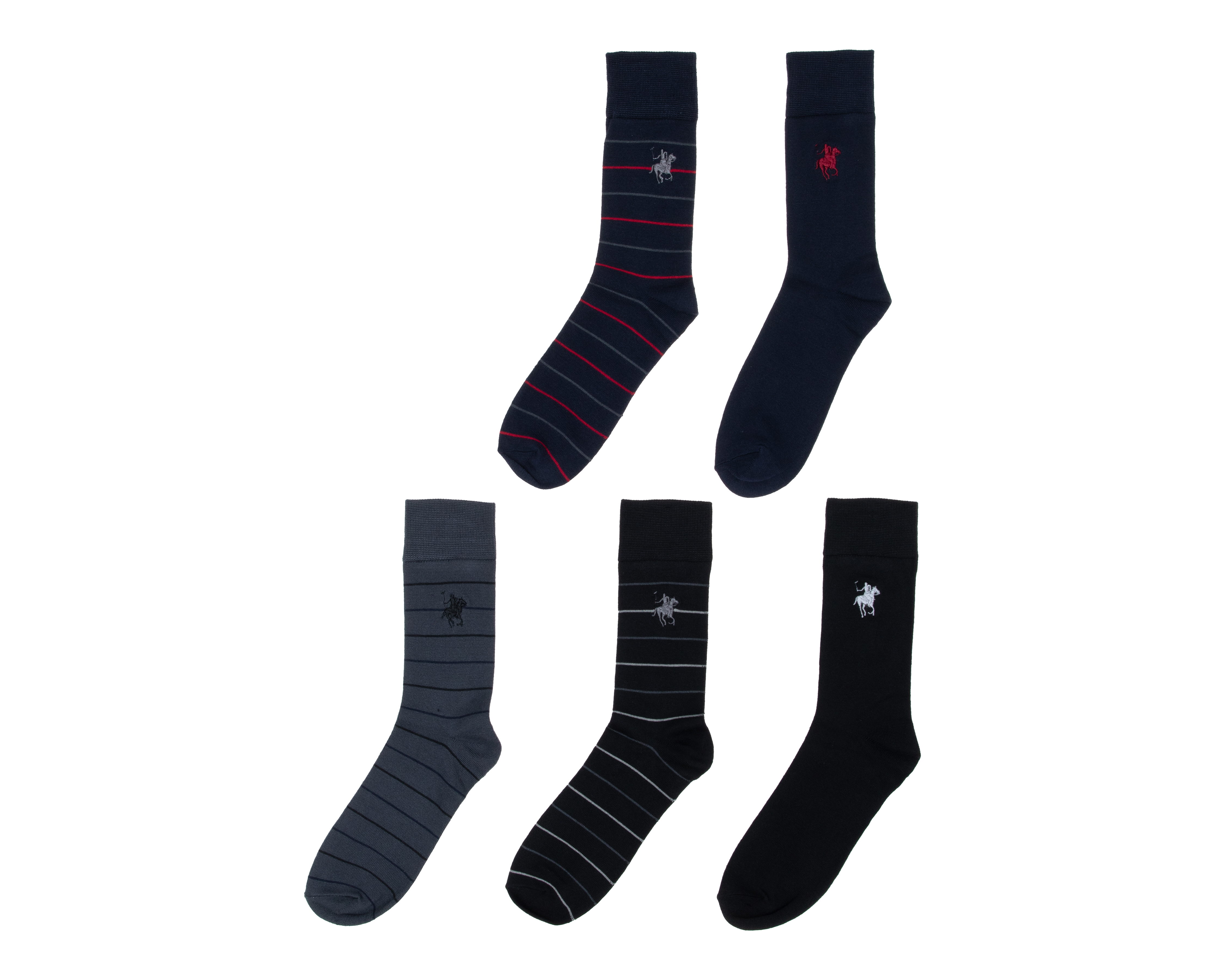 Foto 1 | Foto 1 | Calcetas Largas York Team Polo Club para Hombre 5 Pares