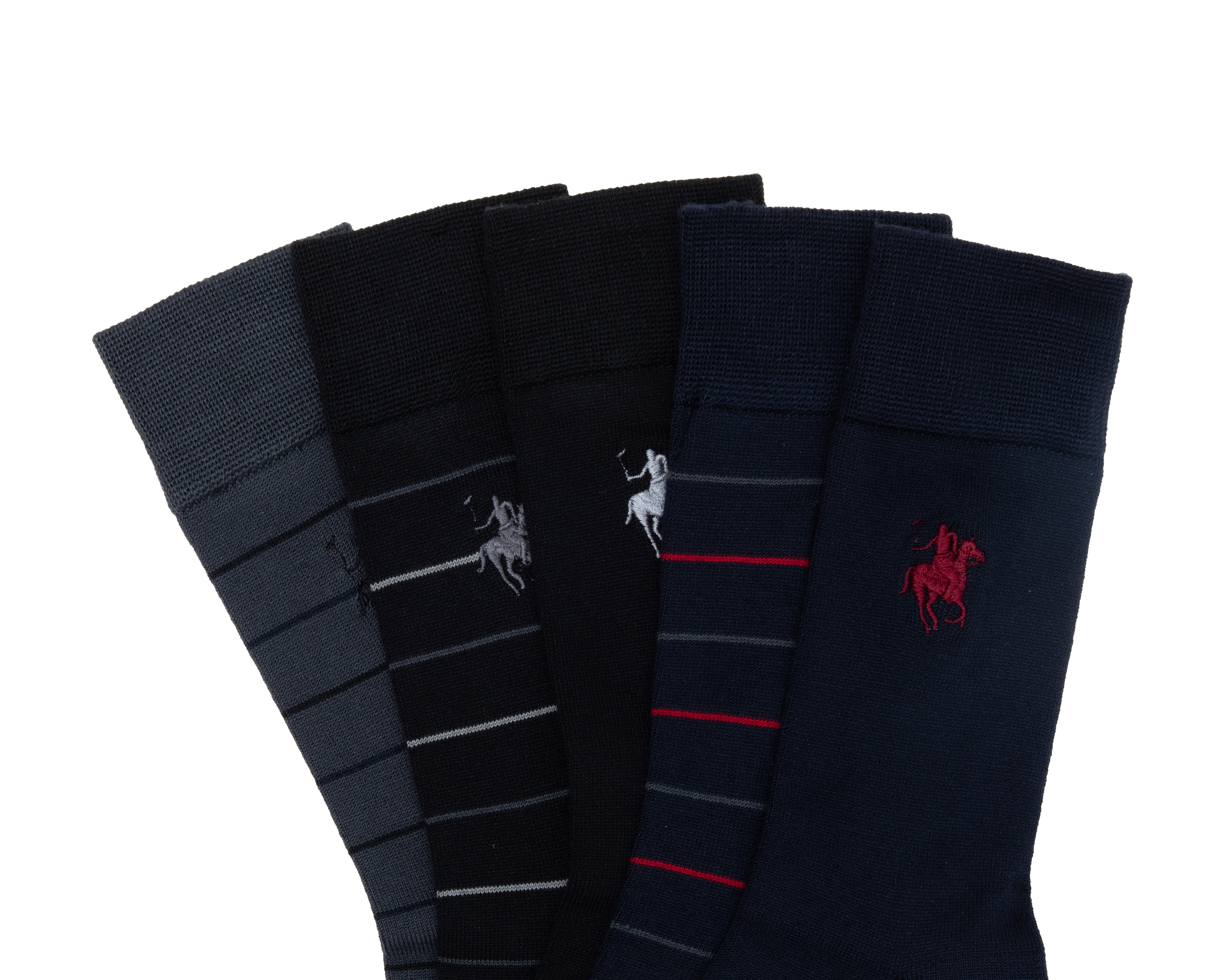 Foto 2 | Foto 2 | Calcetas Largas York Team Polo Club para Hombre 5 Pares