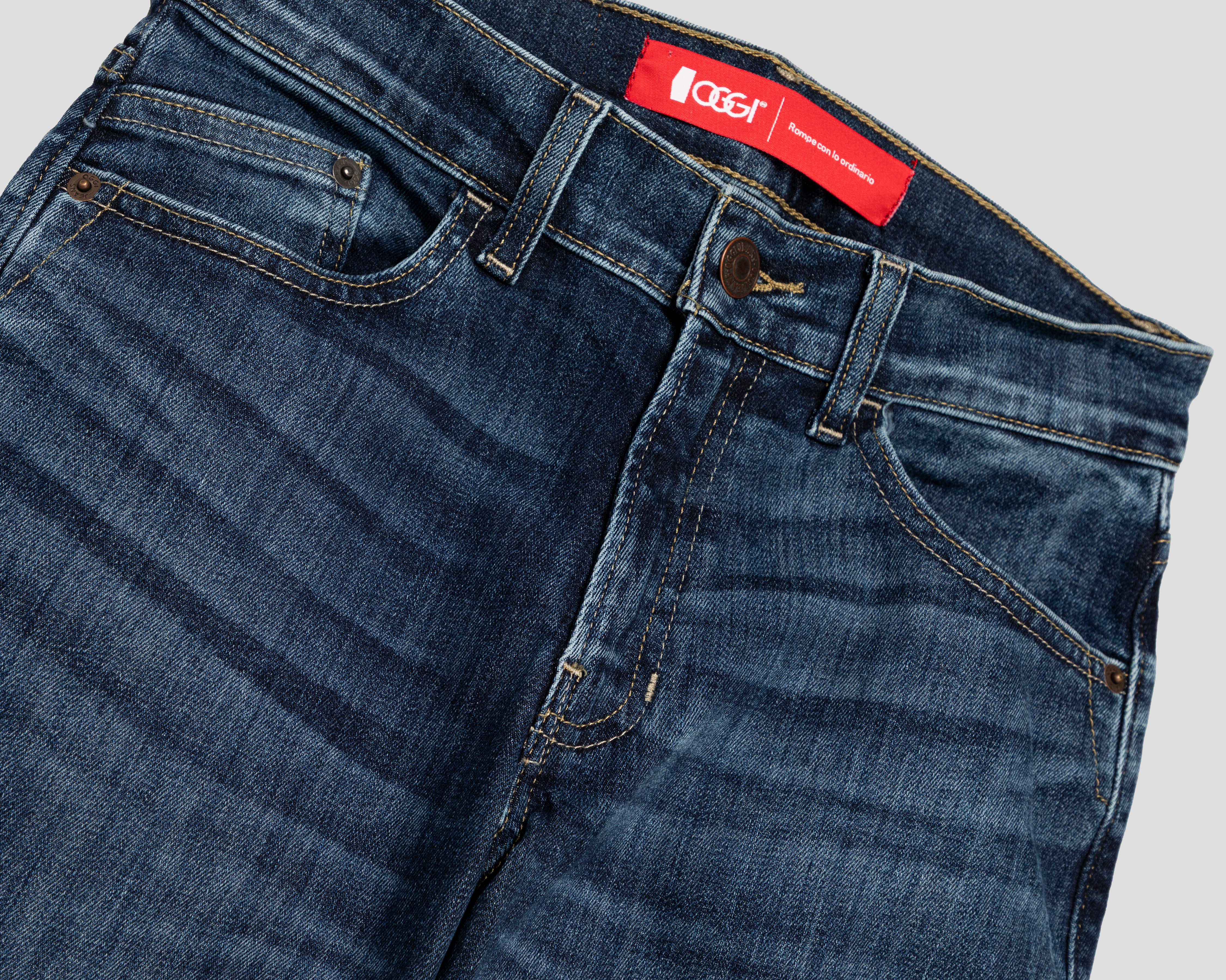 Foto 4 pulgar | Foto 3 | Jeans Recto Oggi Iron para Hombre