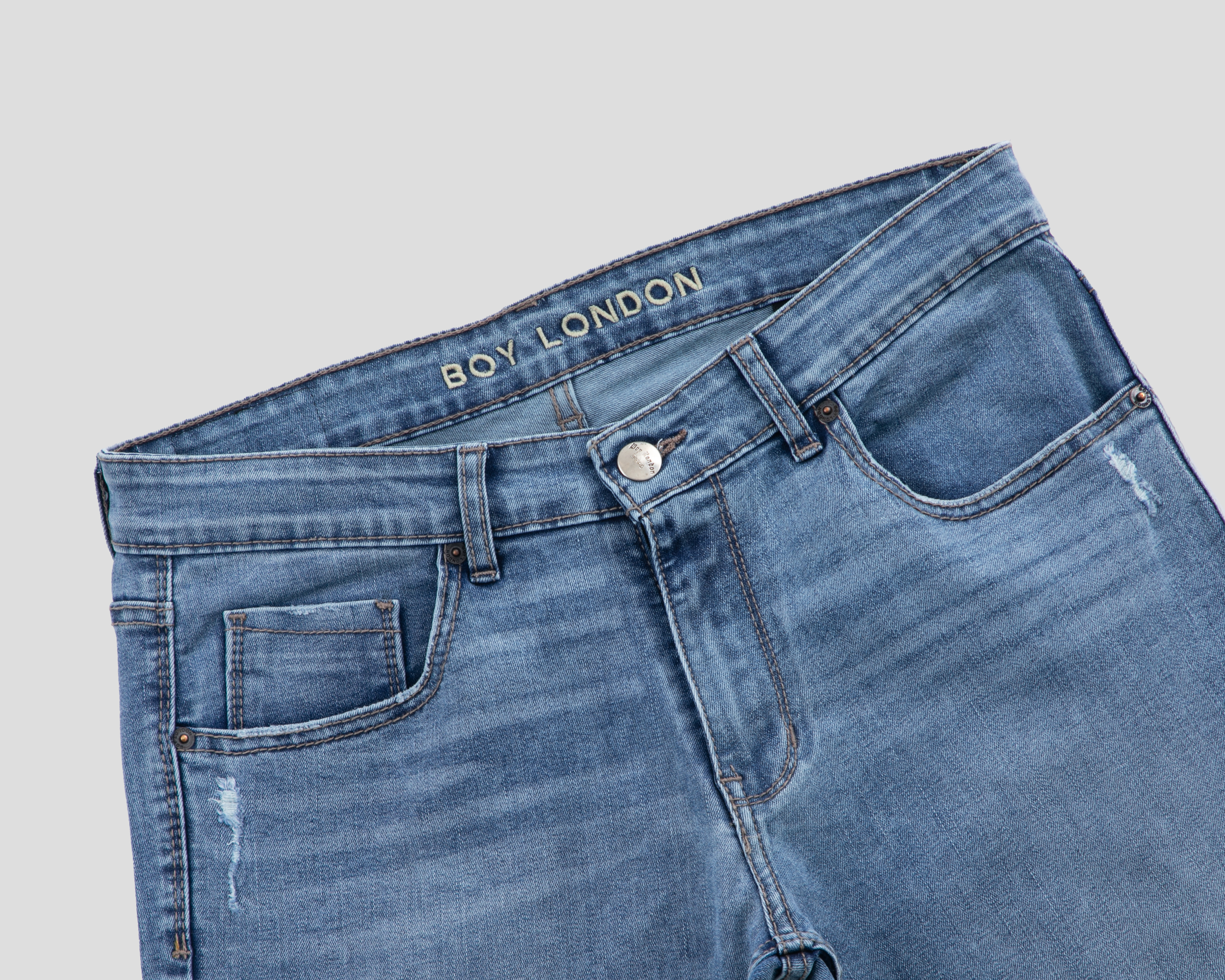 Foto 4 pulgar | Foto 3 | Jean Slim Fit Boy London para Hombre