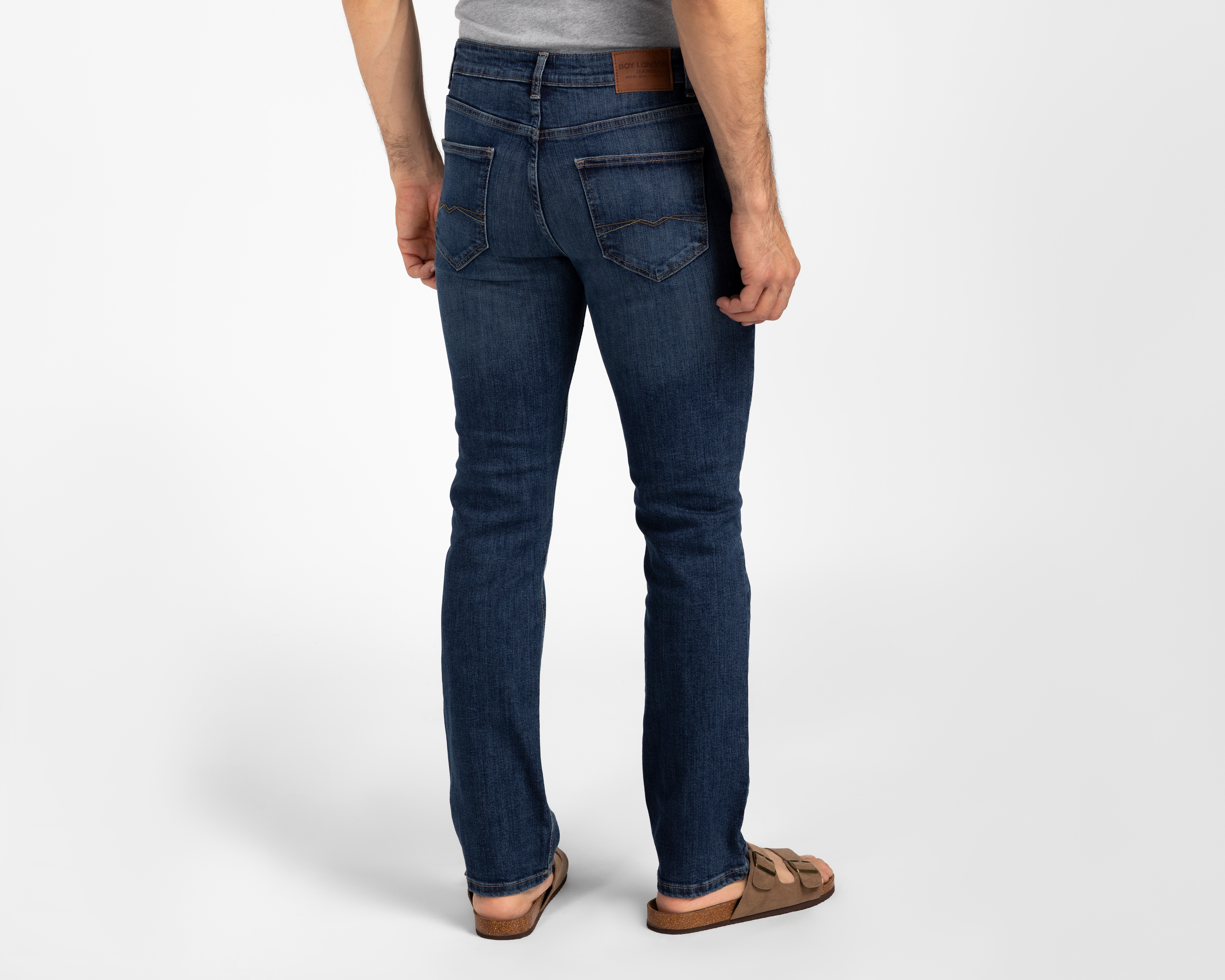 Foto 3 pulgar | Foto 2 | Jeans Straight Boy London para Hombre