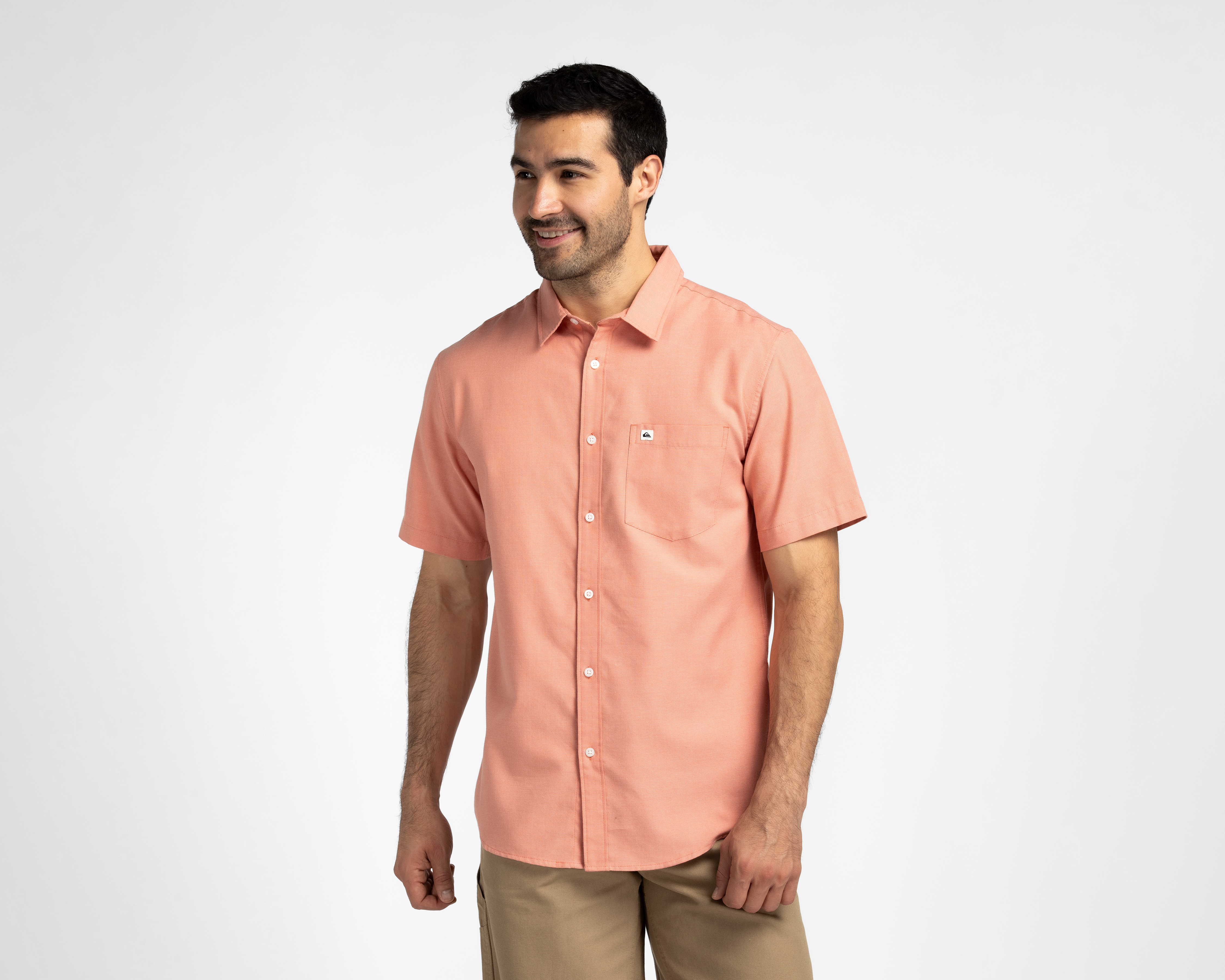 Foto 2 pulgar | Foto 1 | Camisa Casual Quiksilver Regular Lisa para Hombre