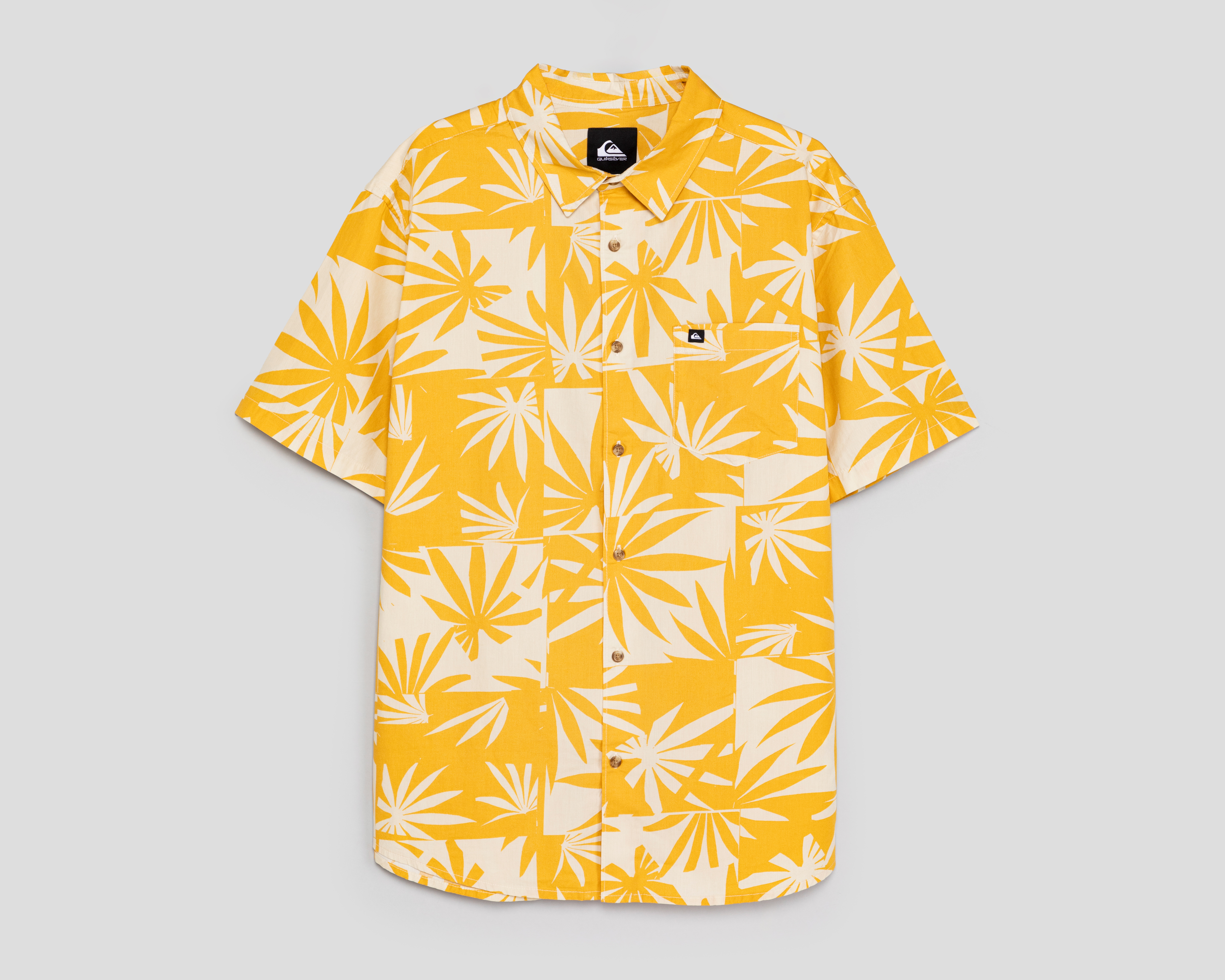 Camisa Casual Quiksilver Regular Estampada para Hombre