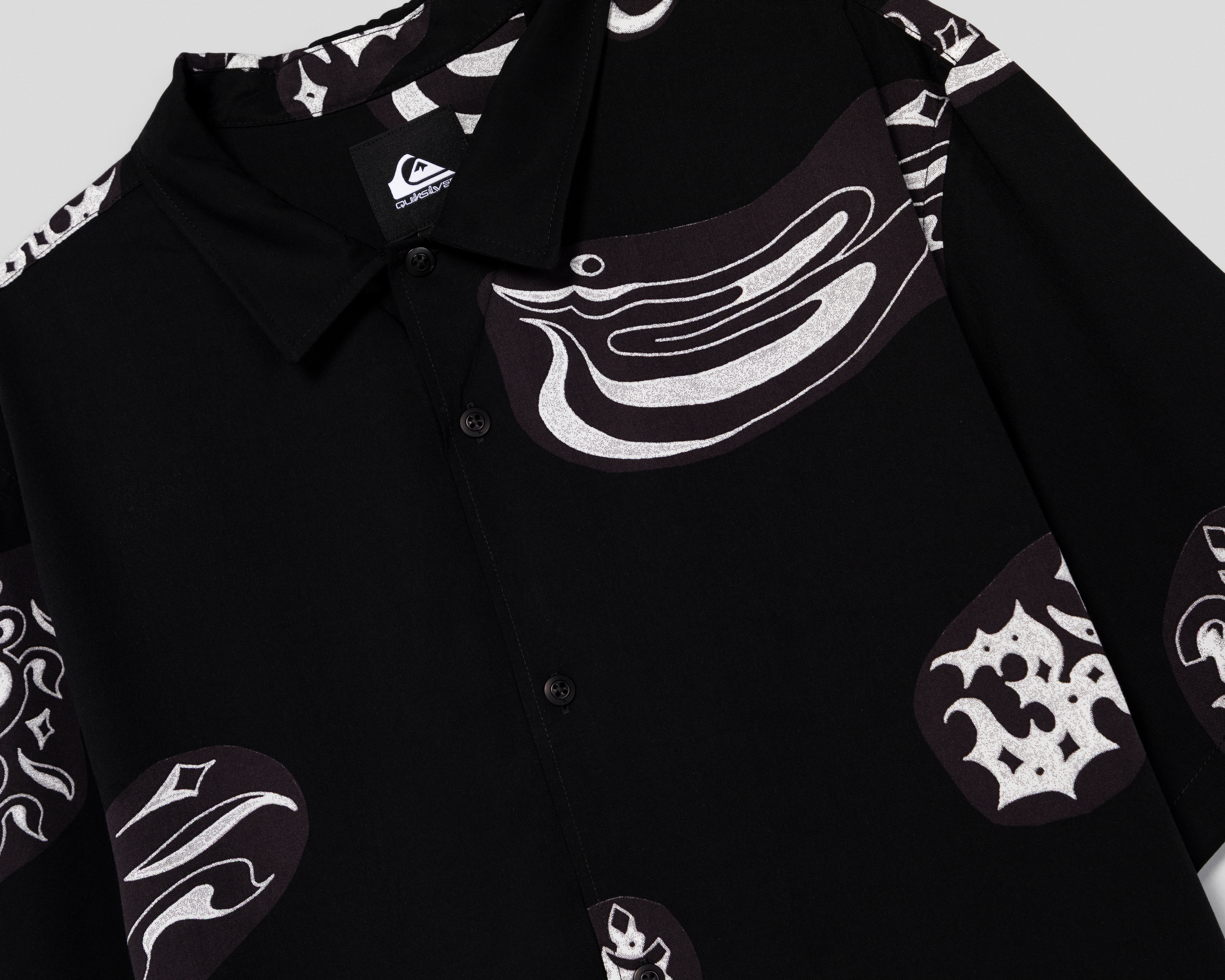Foto 4 pulgar | Foto 3 | Camisa Casual Quiksilver Regular Estampada para Hombre