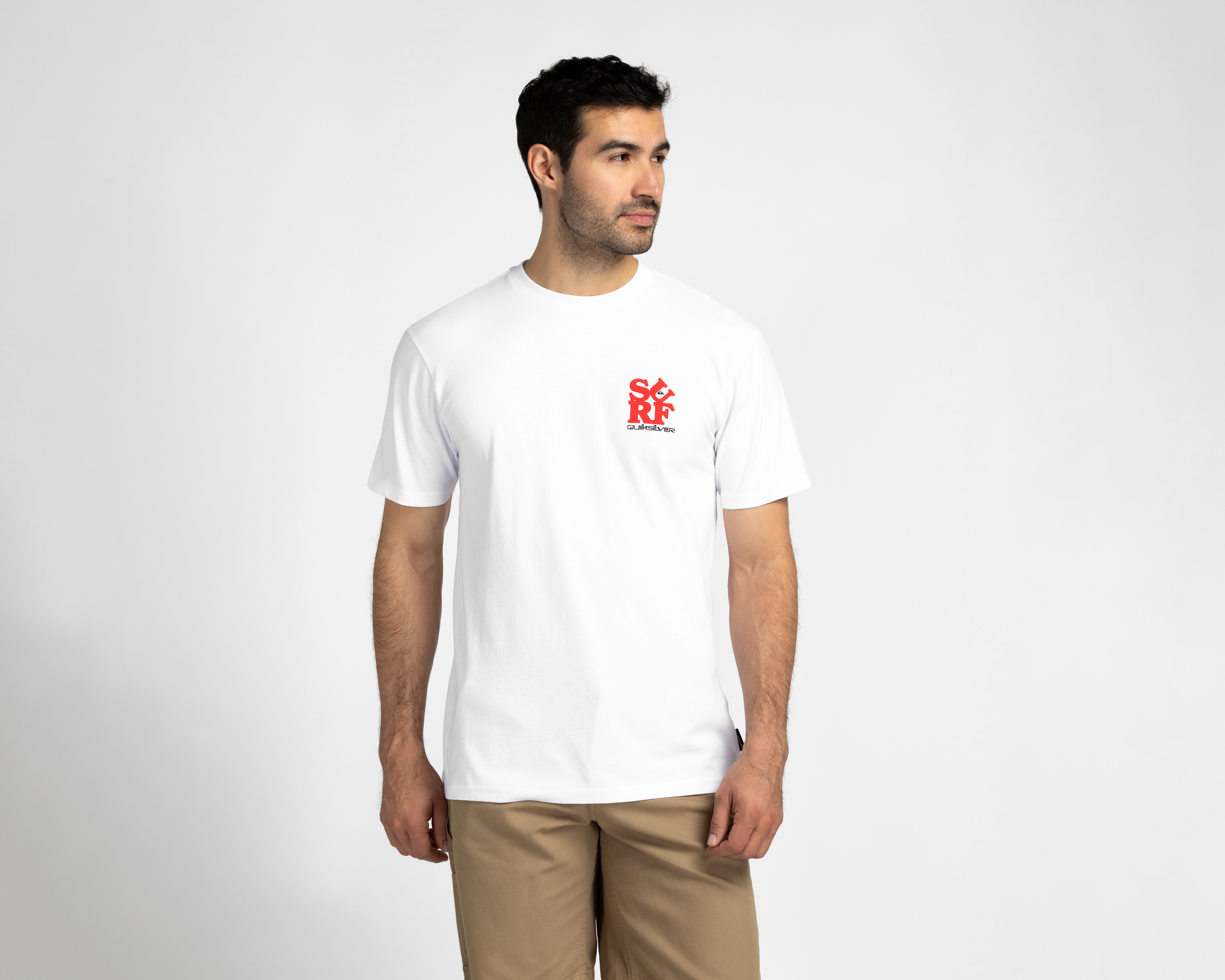 Foto 1 | Foto 1 | Playera Cuello Redondo Blanca Quiksilver para Hombre