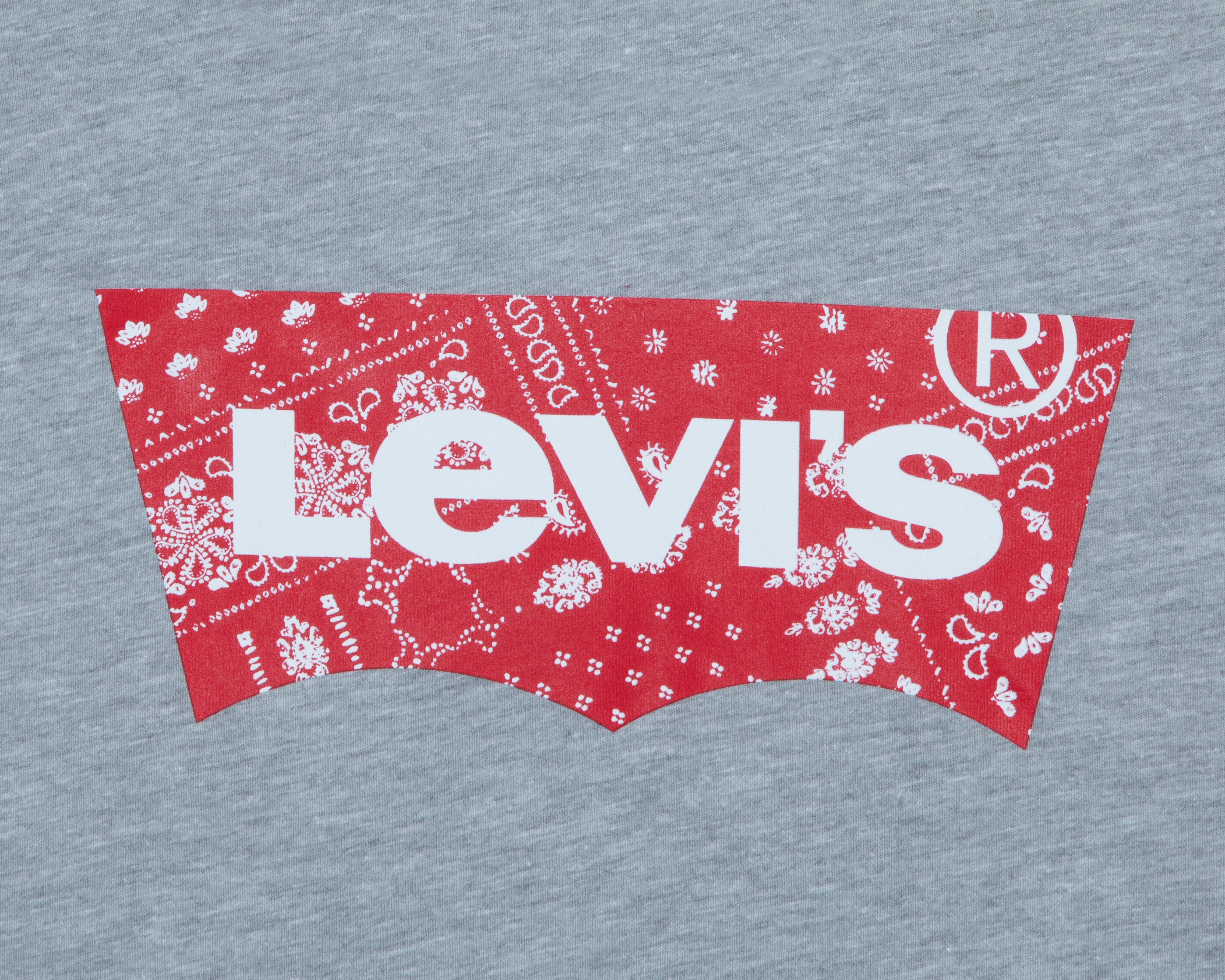 Foto 4 pulgar | Foto 3 | Playera de Cuello Redondo Gris Levi's para Hombre