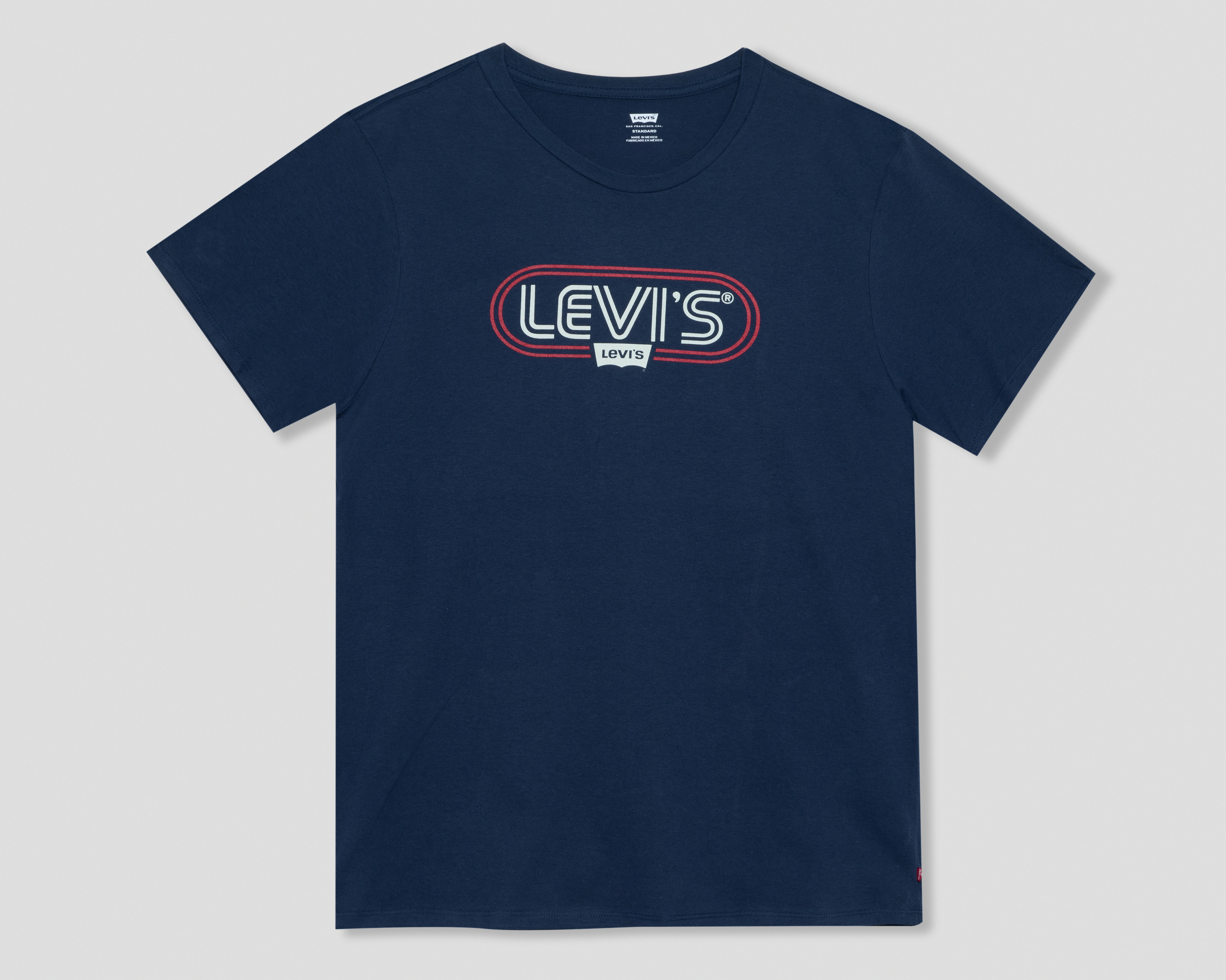 Playera de Cuello Redondo Azul Marino Levi's para Hombre