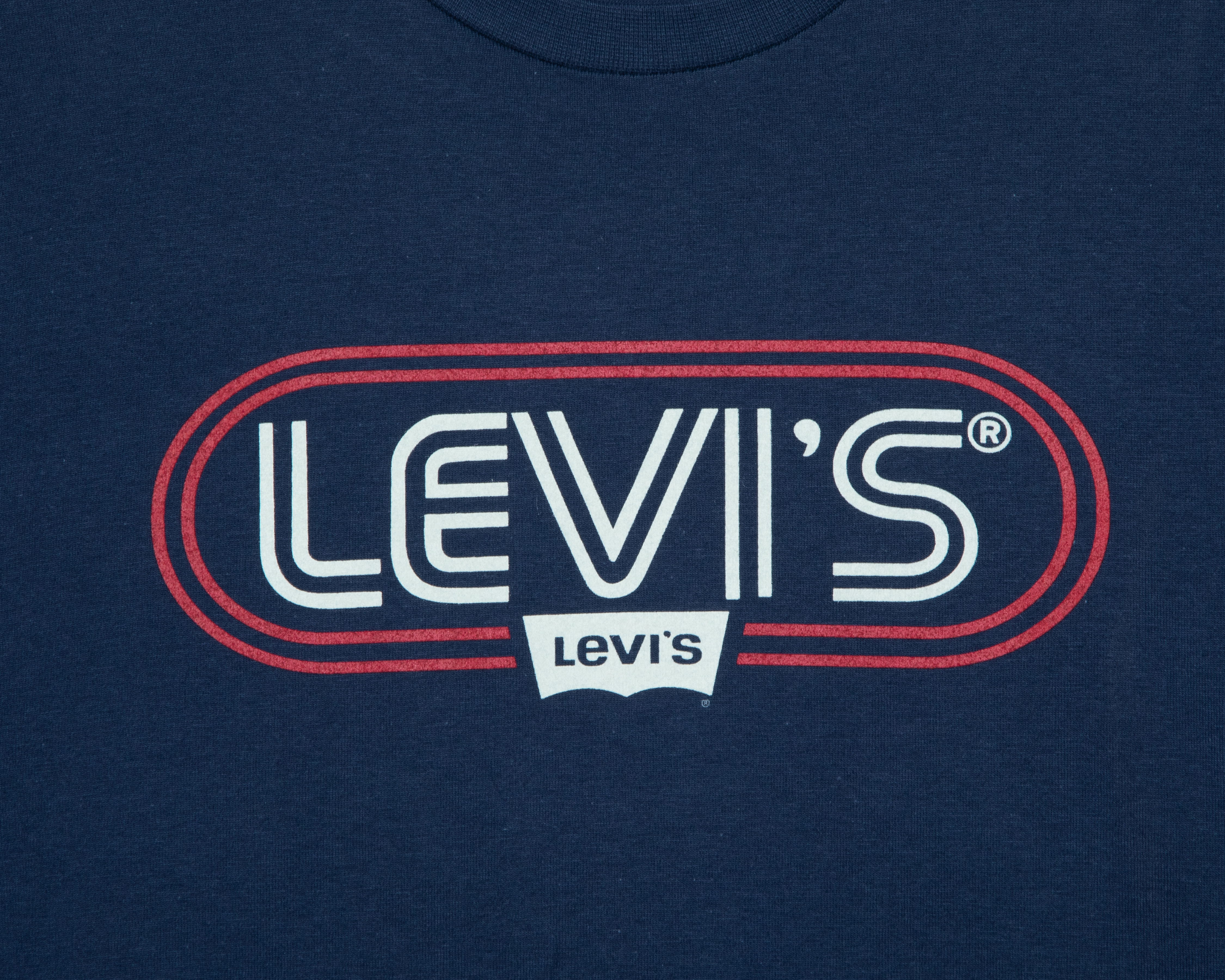 Foto 3 | Foto 3 | Playera de Cuello Redondo Azul Marino Levi's para Hombre