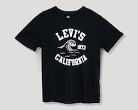 Playera con Cuello Redondo Negra Levi's para Hombre