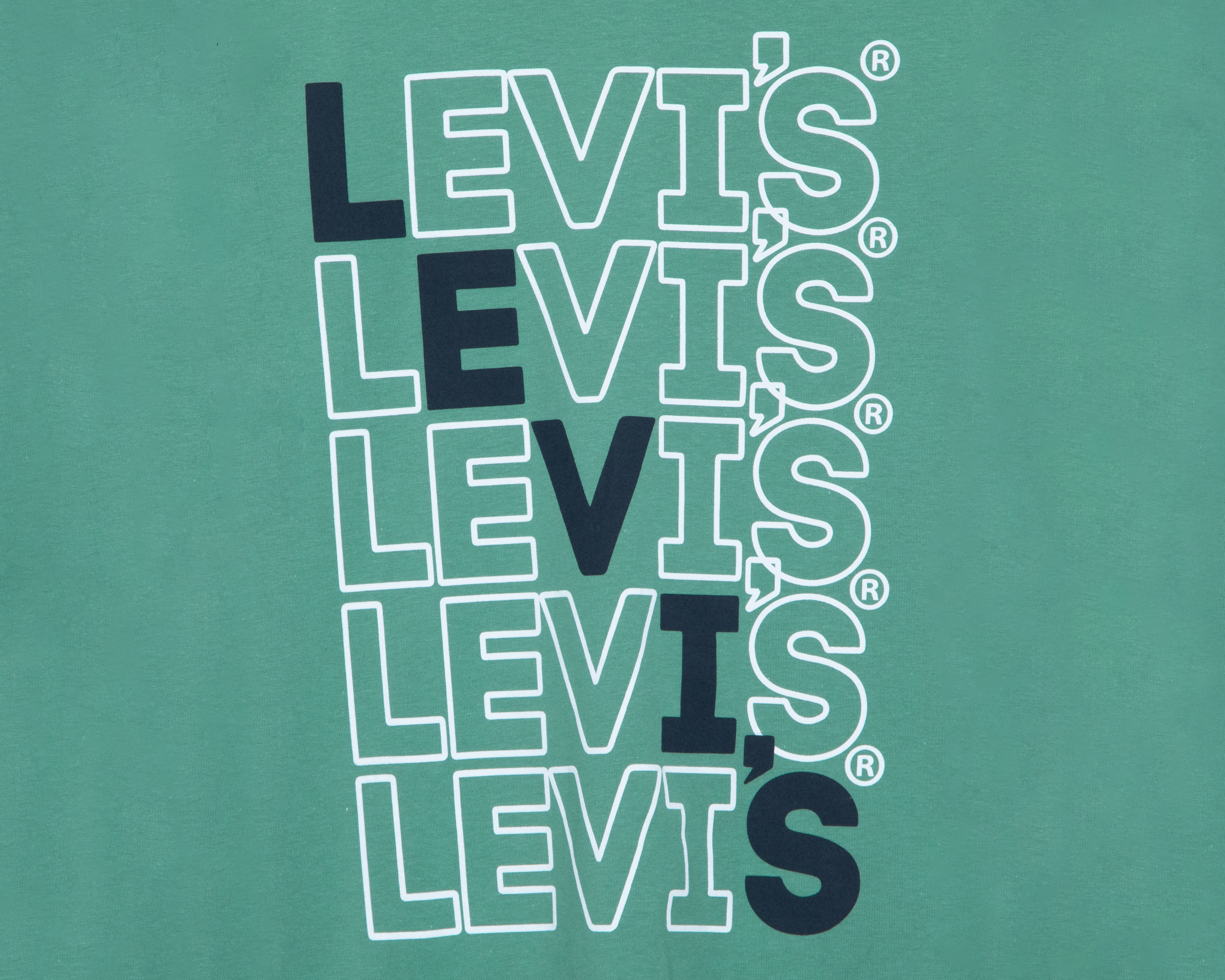 Foto 3 | Foto 3 | Playera de Cuello Redondo Verde Levi's para Hombre