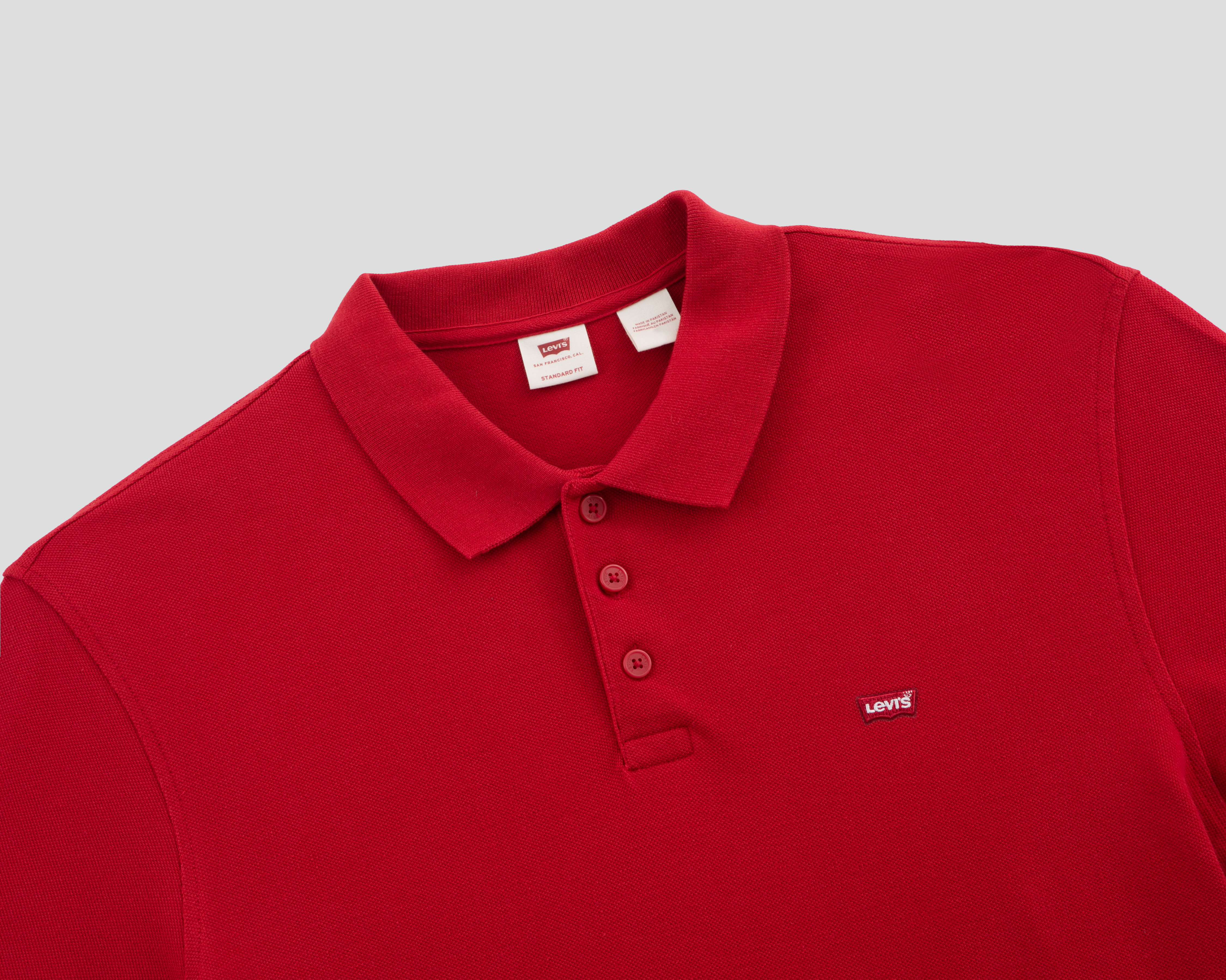 Foto 3 | Foto 3 | Playera Polo Levi's Roja para Hombre