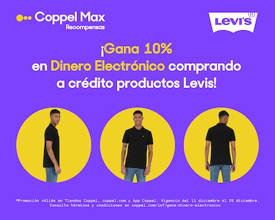 Foto 4 | Foto 4 | Playera Polo Levi's Negro para Hombre