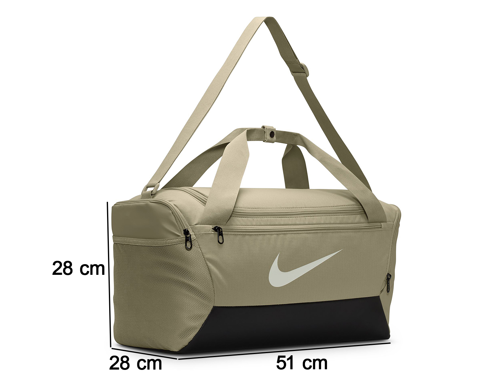 Foto 10 pulgar | Foto 9 | Maleta Deportiva Nike Brasilia Caqui