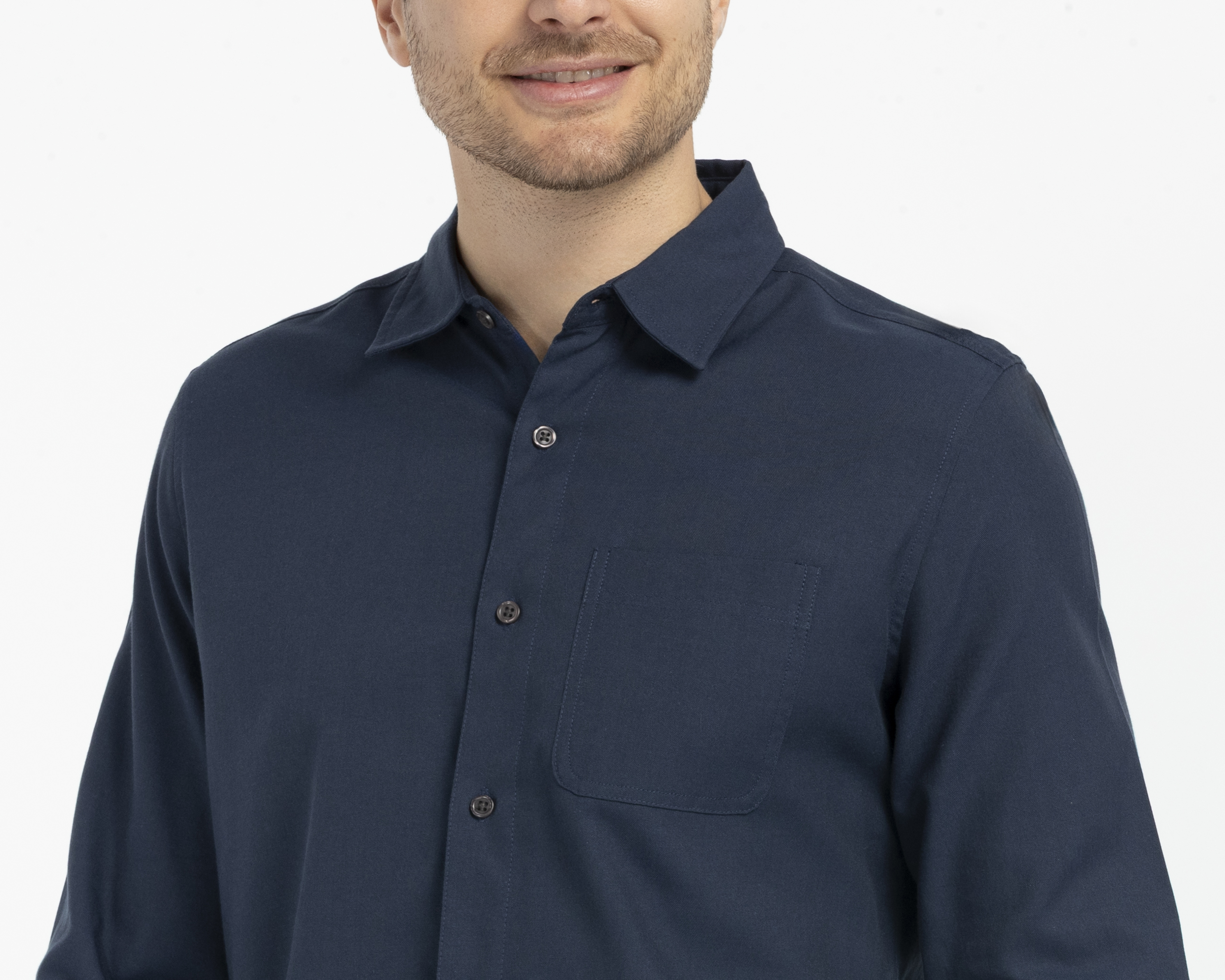 Foto 5 pulgar | Foto 4 | Camisa Casual Refill Regular Liso para Hombre