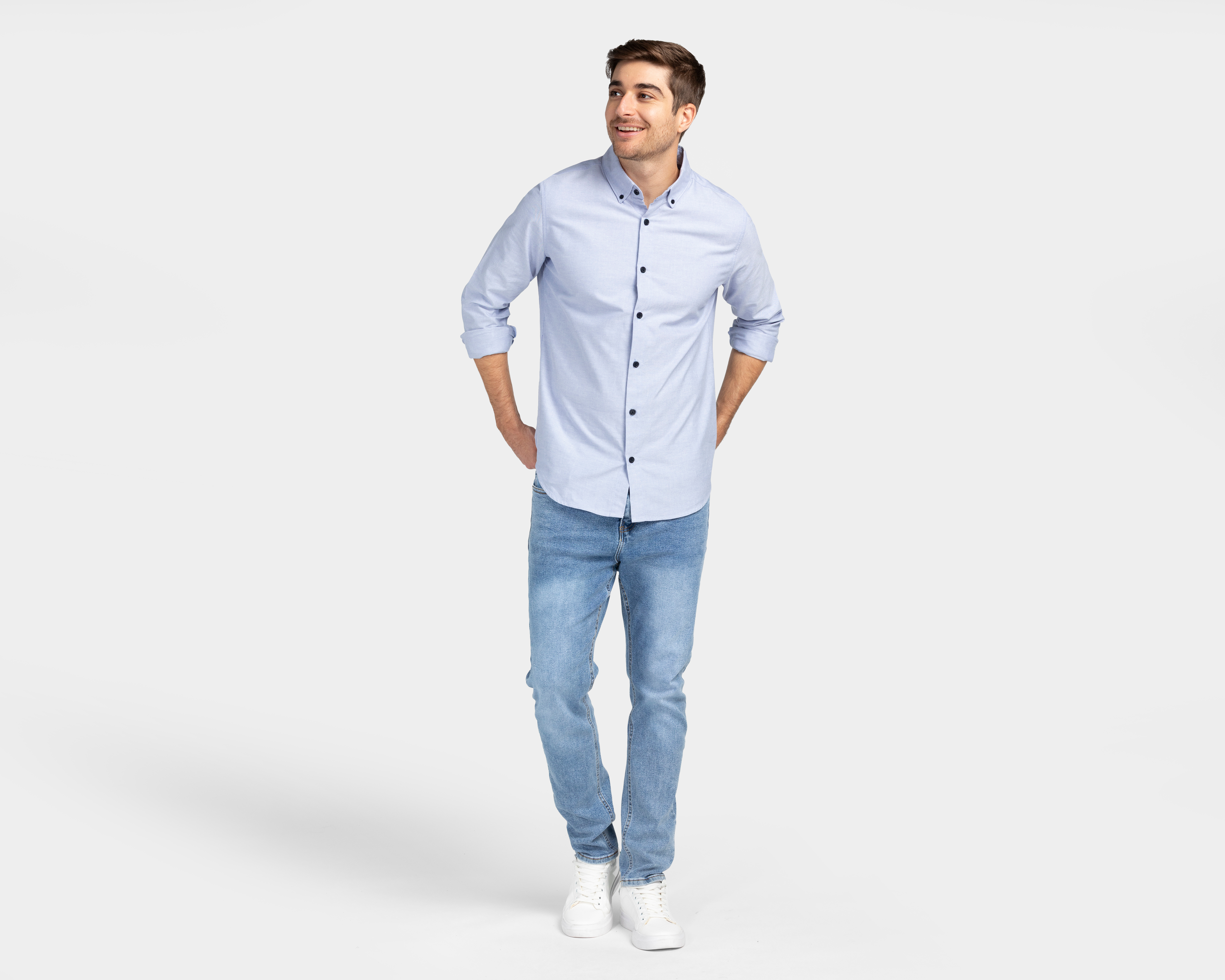 Foto 3 pulgar | Foto 2 | Camisa Casual de Algodón Refill Regular Fit Juvenil