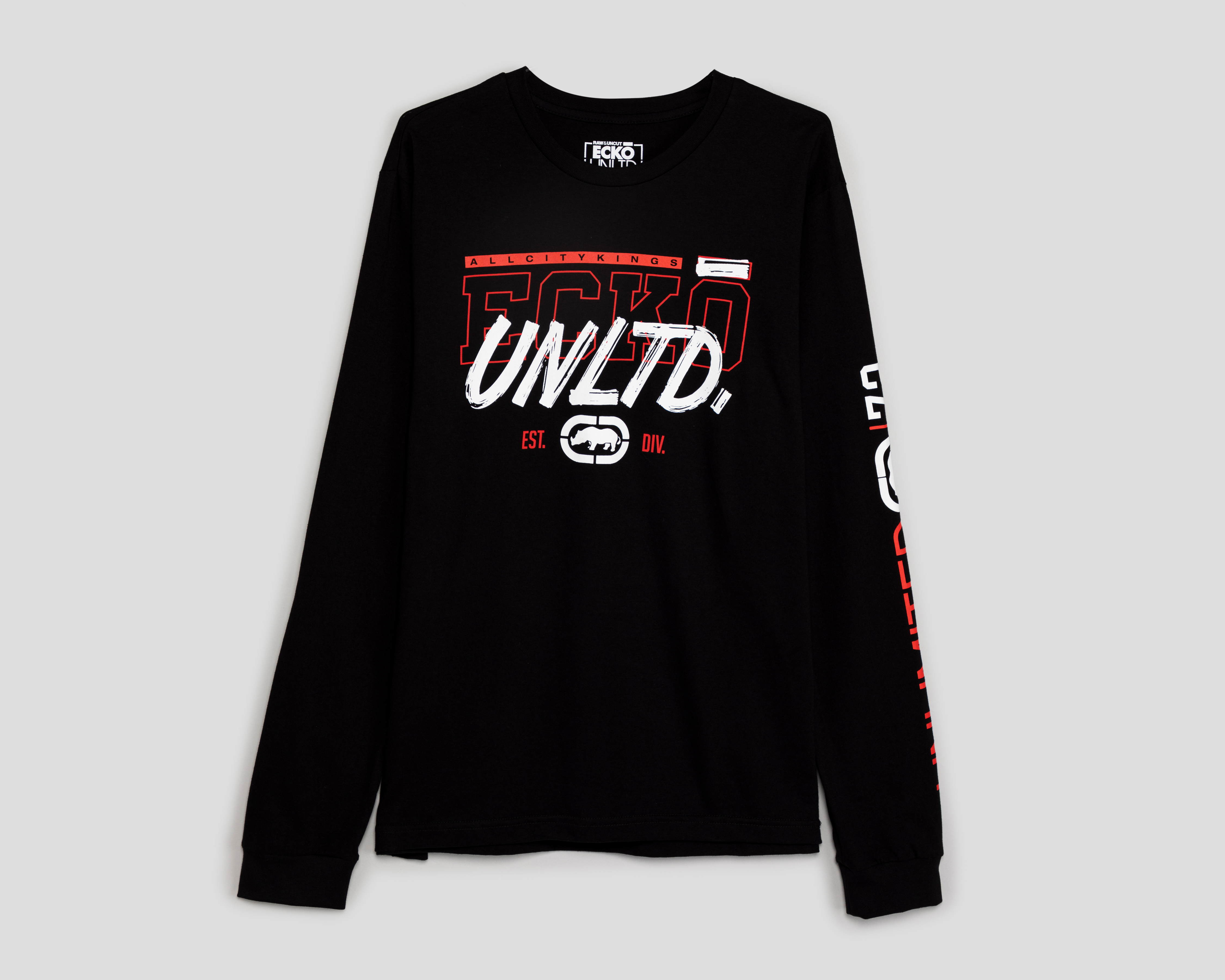 Foto 1 | Foto 1 | Playera de Cuello Redondo Negra Ecko Unltd. para Hombre