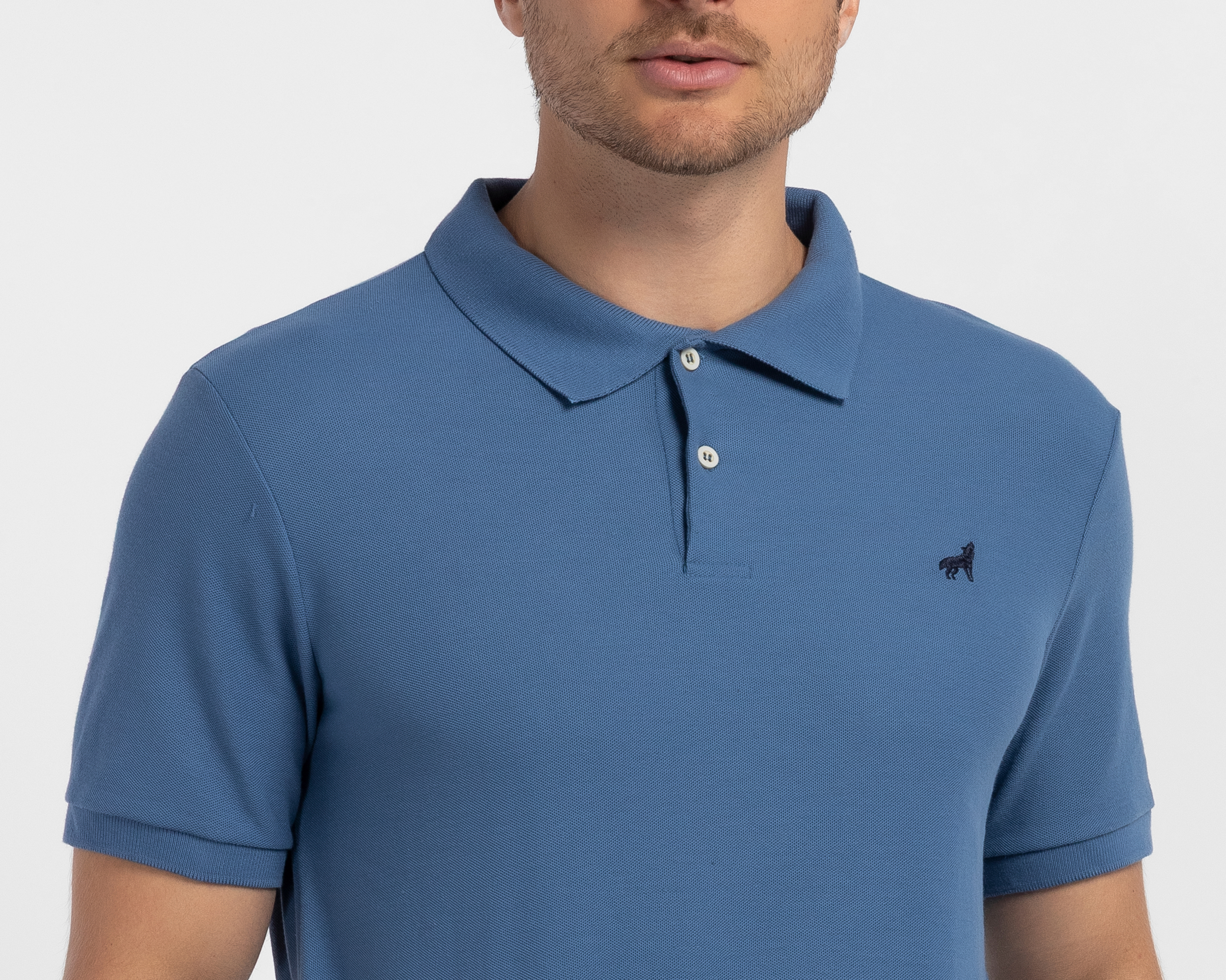 Foto 5 pulgar | Foto 4 | Playera Polo Refill Manga Corta Azul para Hombre