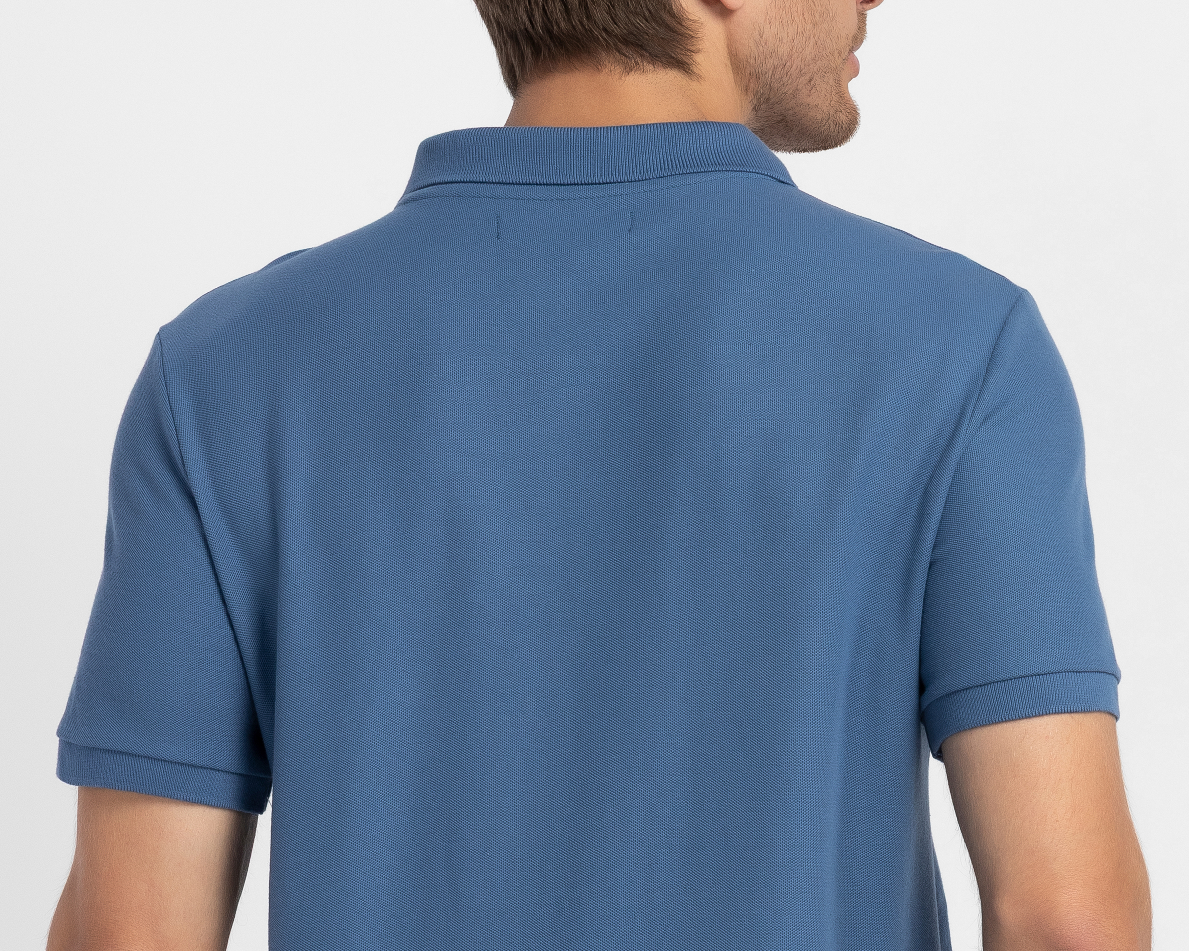 Foto 6 pulgar | Foto 5 | Playera Polo Refill Manga Corta Azul para Hombre