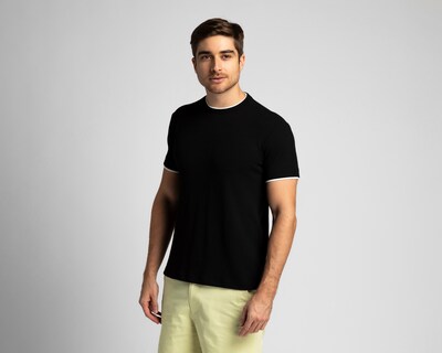 Foto 1 | Foto 1 | Playera Cuello Redondo Negra para Hombre