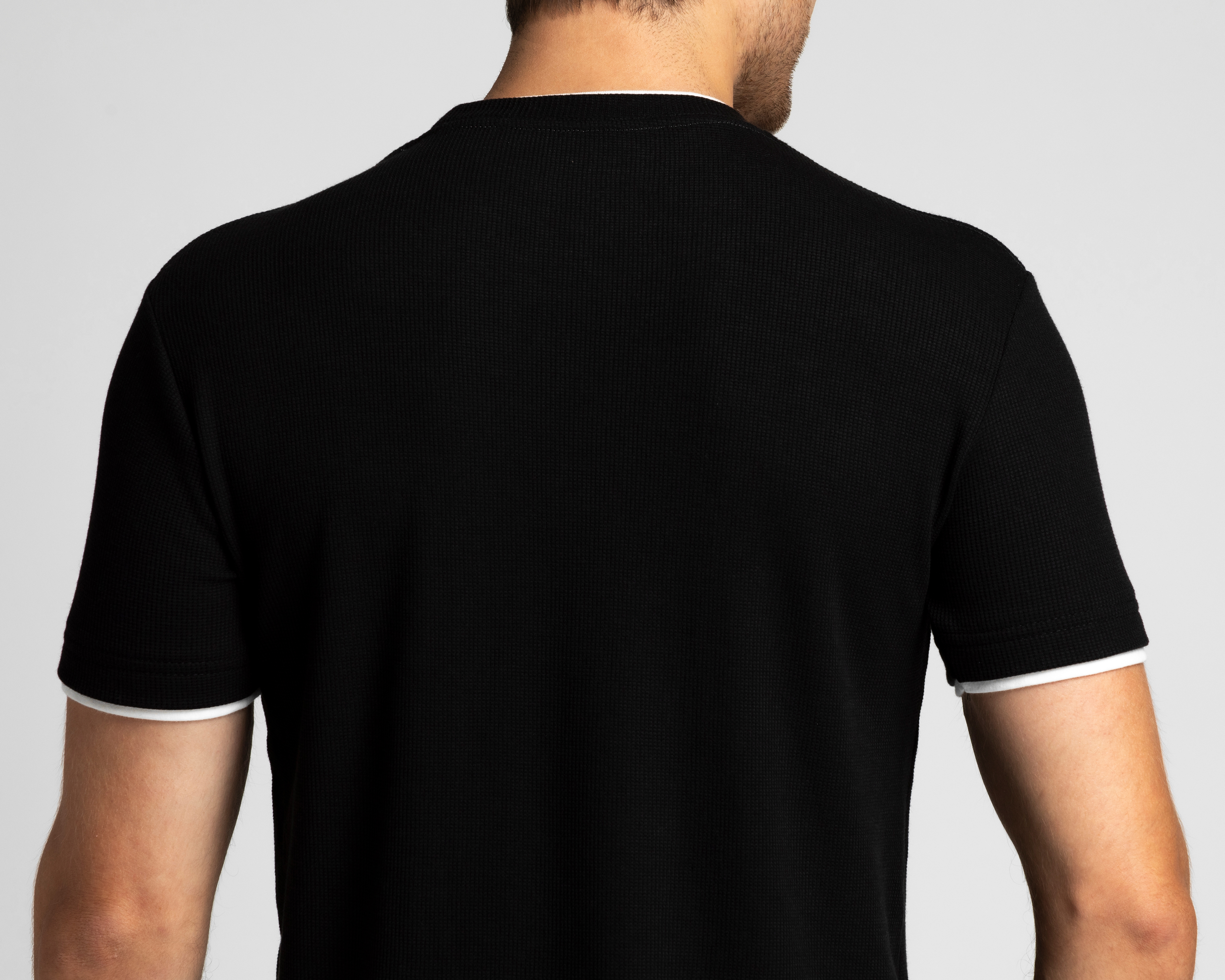 Foto 5 | Foto 5 | Playera Cuello Redondo Negra para Hombre