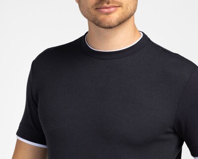 Foto 4 | Foto 4 | Playera de Cuello Redondo Negra Refill para Hombre