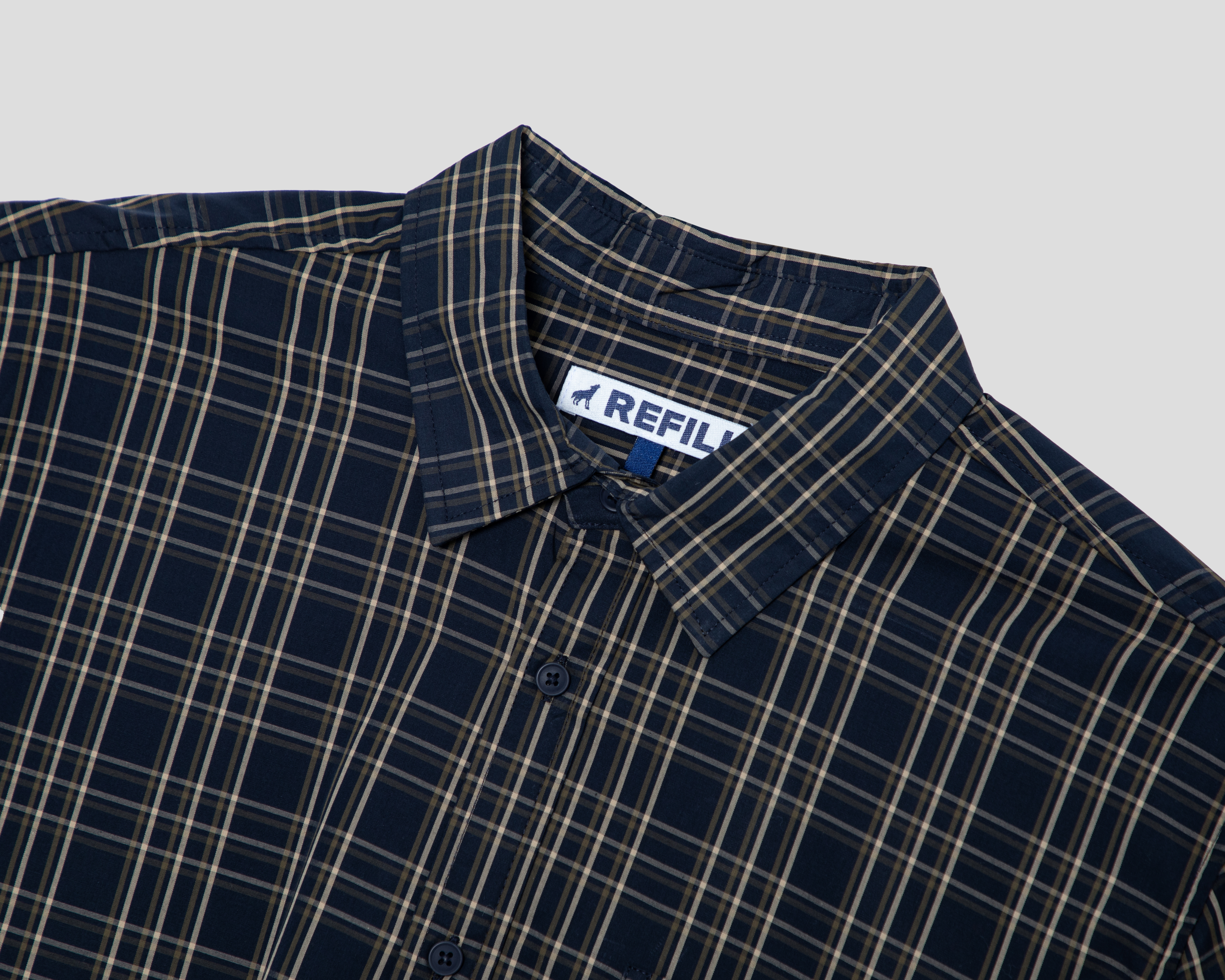 Foto 4 pulgar | Foto 3 | Camisa Casual de Algodón Refill Regular a Cuadros Juvenil