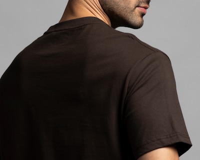 Foto 5 | Foto 5 | Playera de Cuello Redondo Café Strona para Hombre