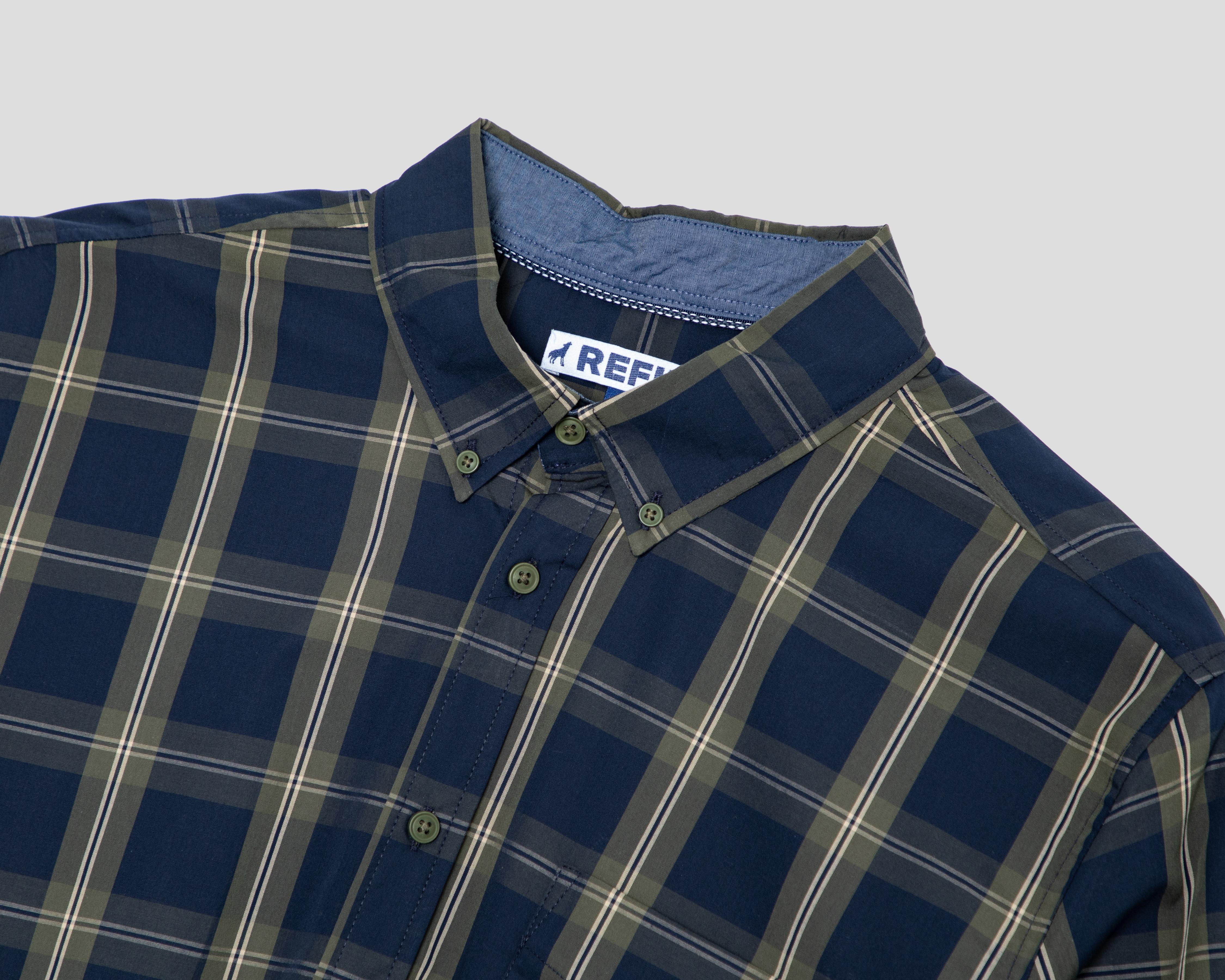 Foto 3 | Foto 3 | Camisa Casual de Algodón Refill Regular a Cuadros Juvenil