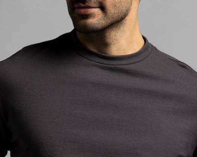 Foto 4 | Foto 4 | Playera de Cuello Redondo Gris Strona para Hombre
