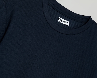 Foto 3 | Foto 3 | Playera de Cuello Redondo Azul Strona para Hombre
