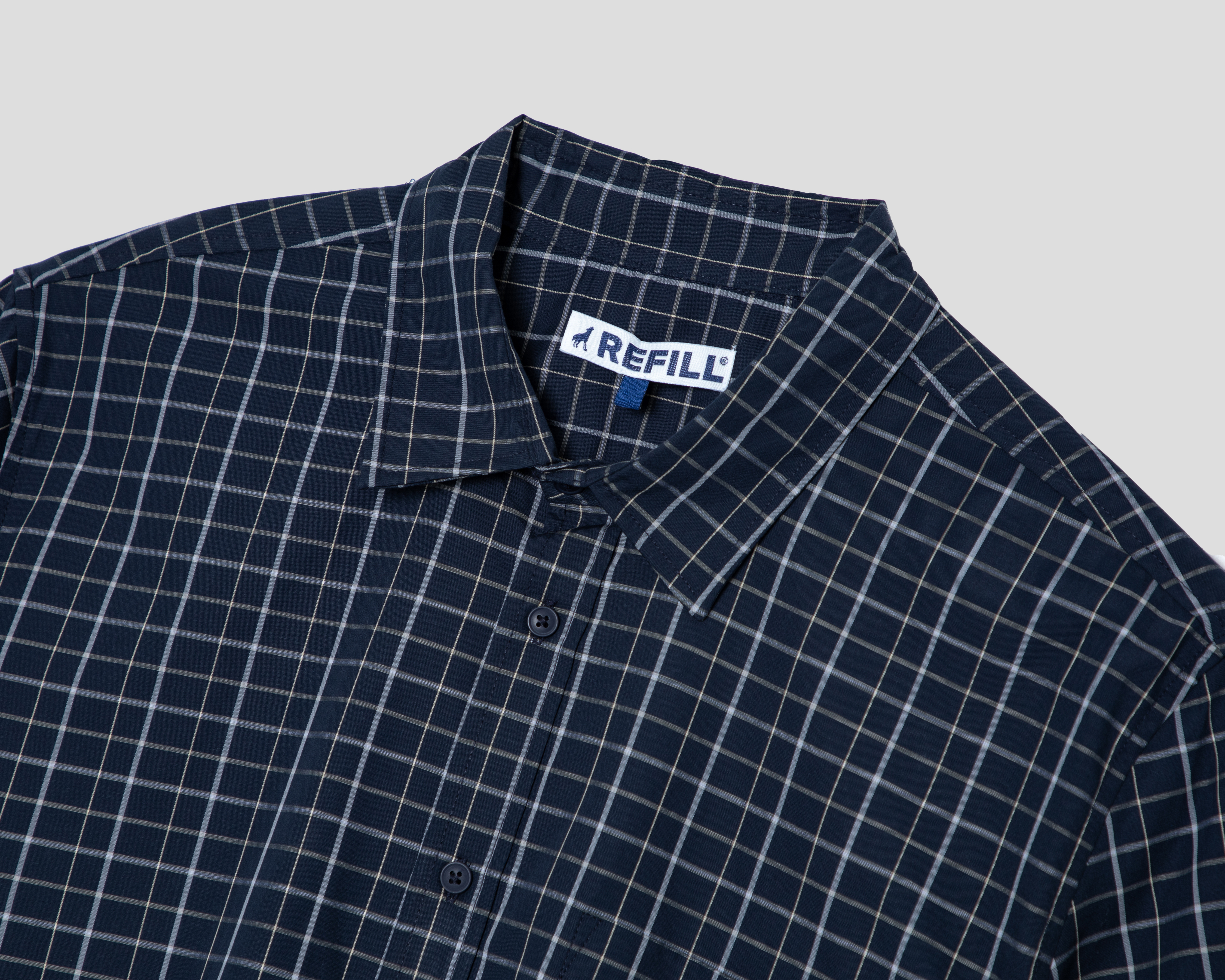 Foto 4 pulgar | Foto 3 | Camisa Casual de Algodón Refill Regular a Cuadros Juvenil