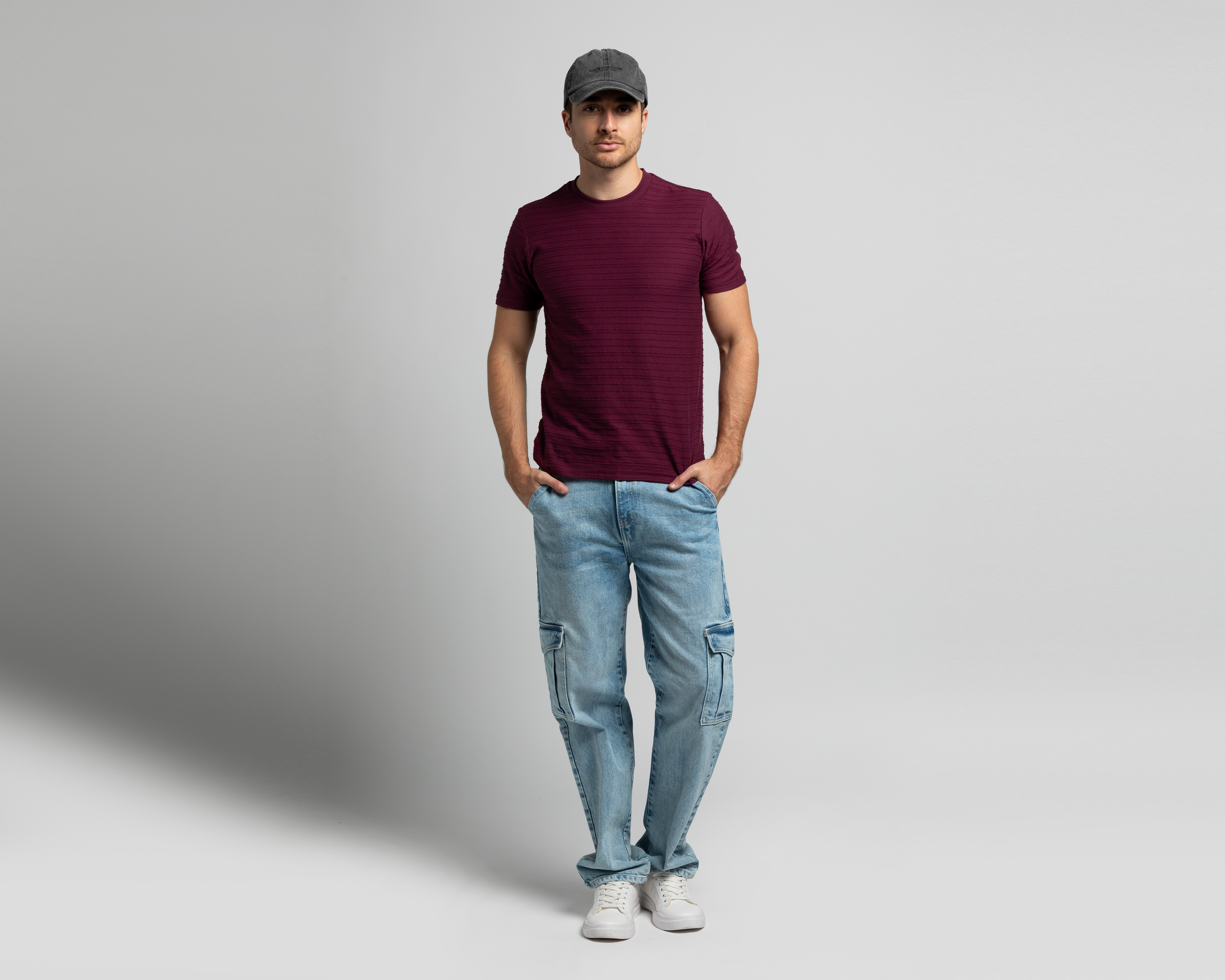 Foto 2 pulgar | Foto 1 | Playera de Cuello Redondo Tinta Strona para Hombre