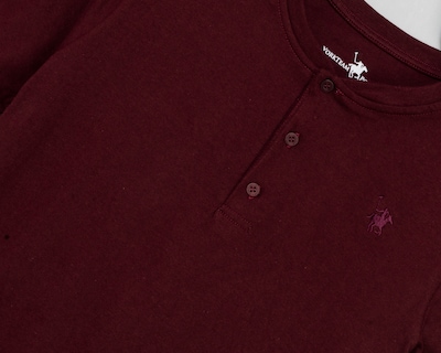 Foto 3 | Foto 3 | Playera Cuello Redondo Vino York Team Polo Club para Hombre