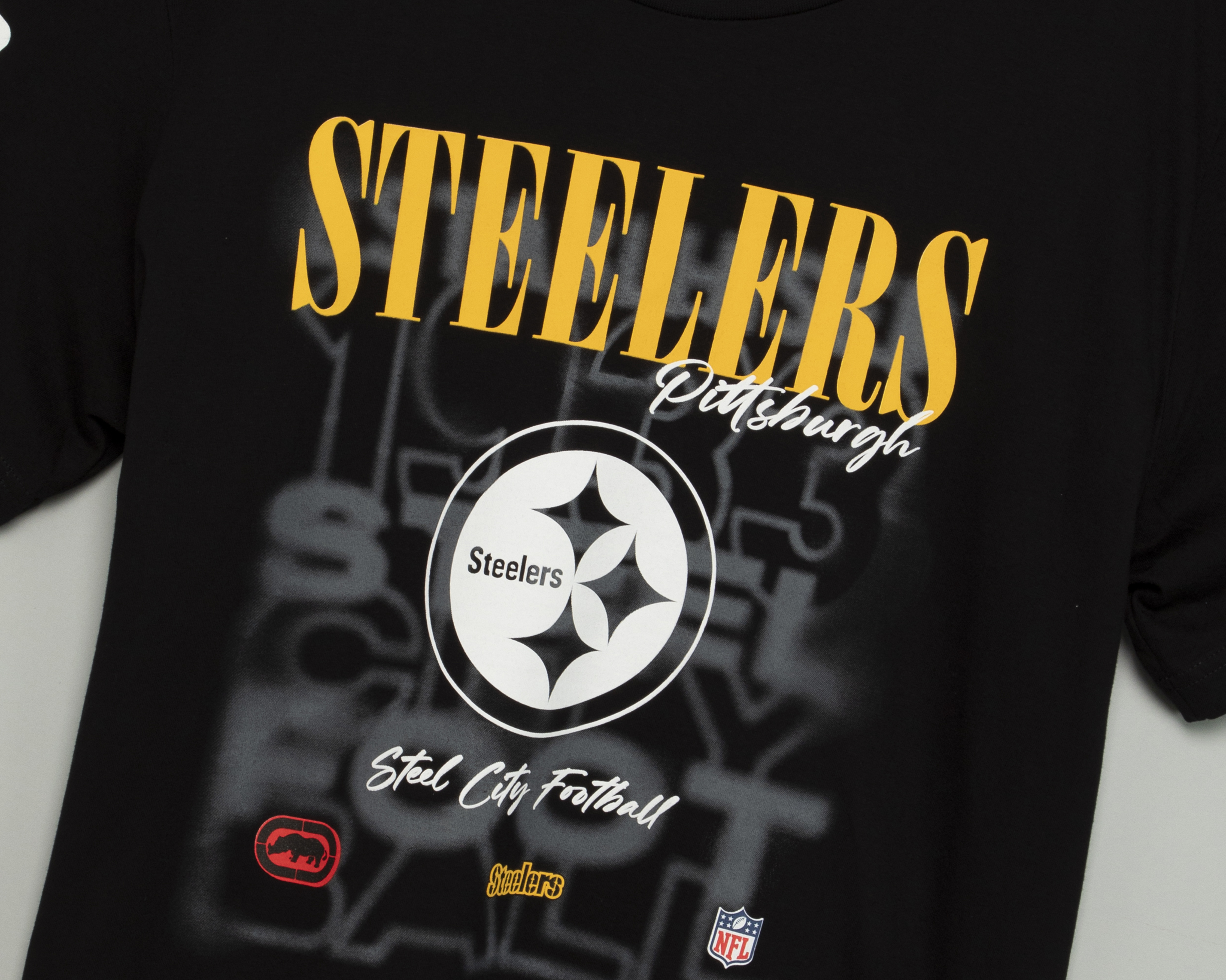 Foto 3 | Foto 3 | Playera de Cuello Redondo Negra Ecko Unltd. NFL para Hombre