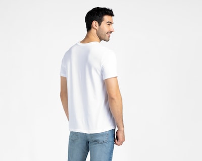 Foto 2 | Foto 2 | Playera de Cuello Redondo Blanca K-Swiss para Hombre