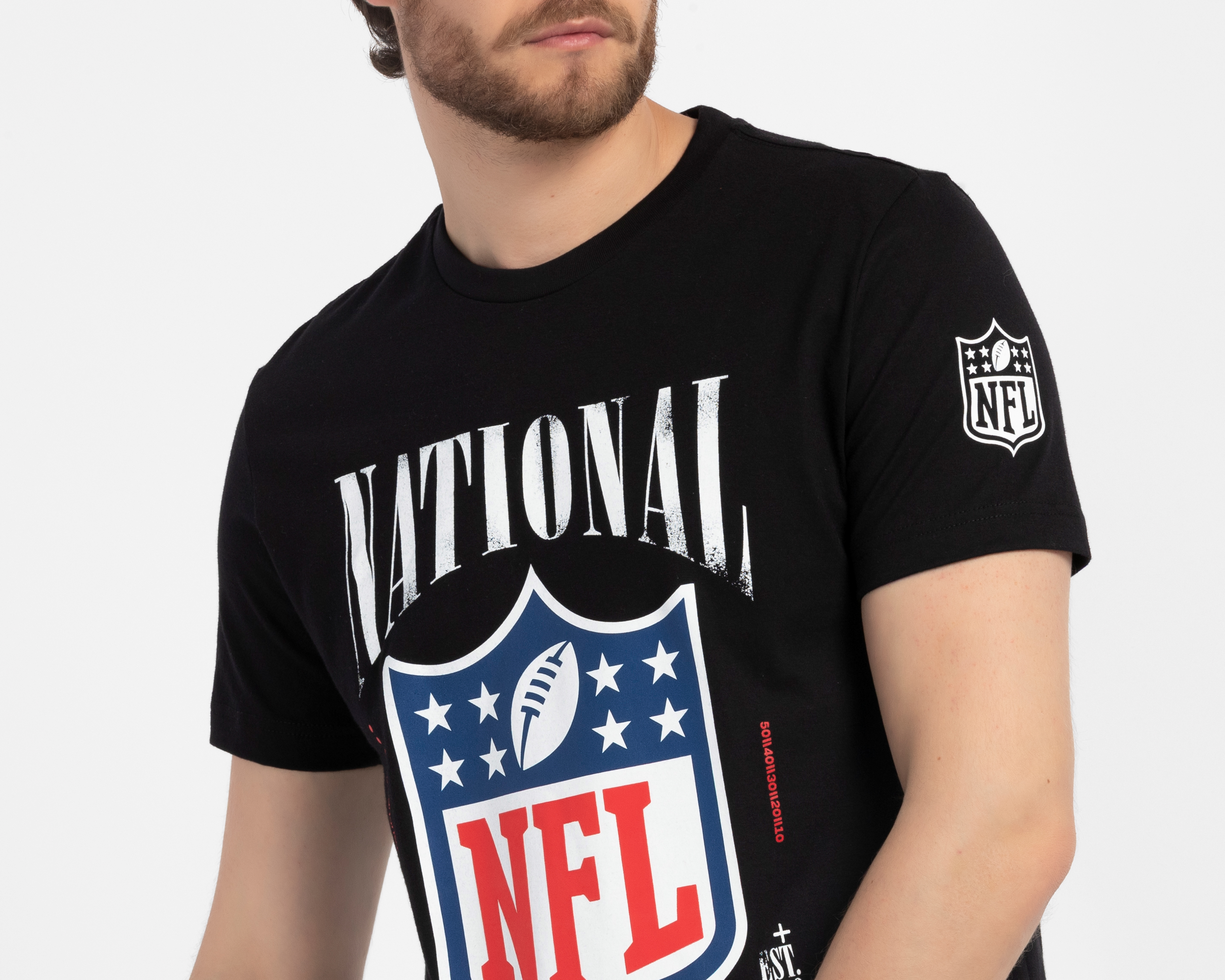 Foto 5 pulgar | Foto 4 | Playera Cuello Redondo Negra Ecko Unltd. NFL para Hombre