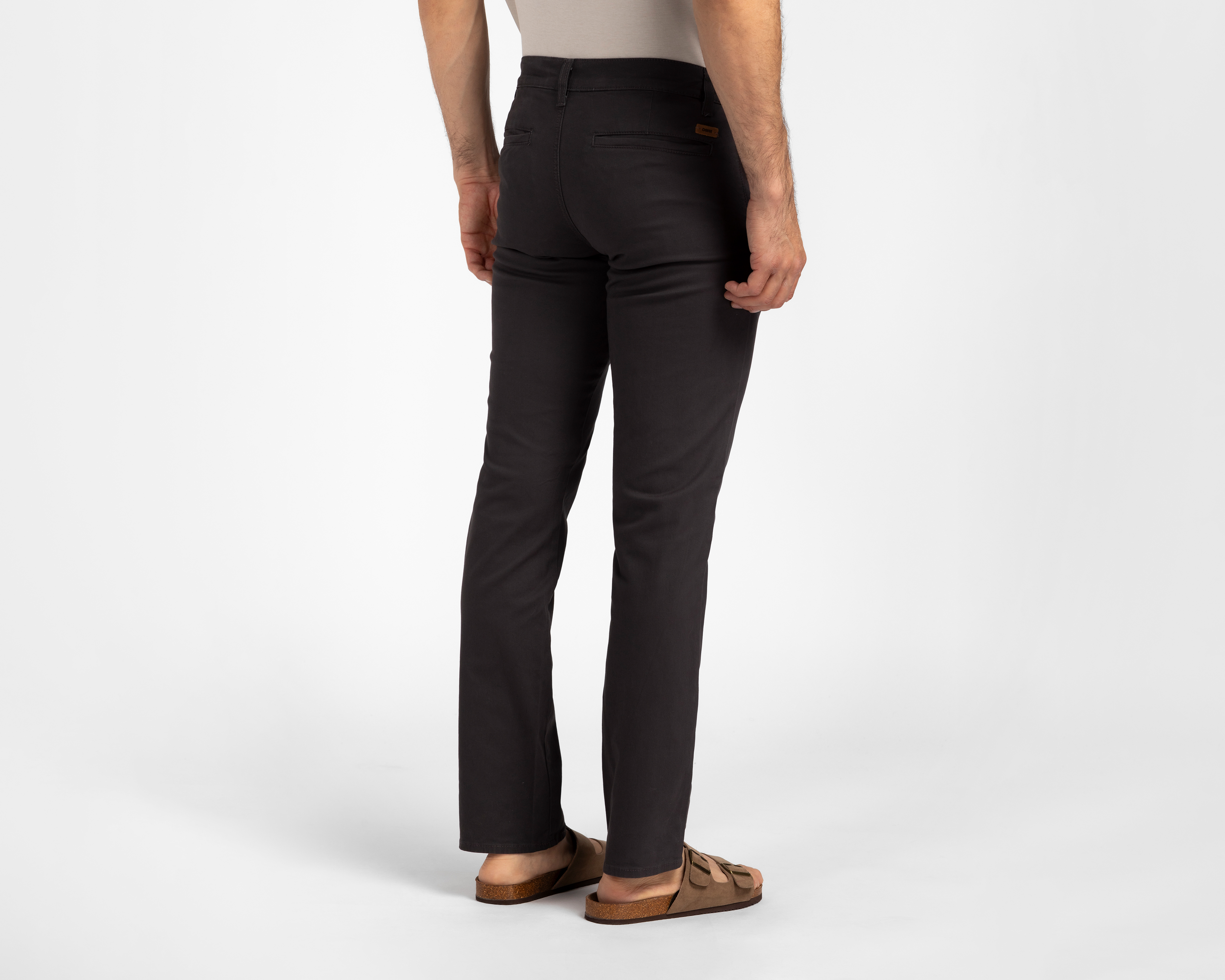 Foto 3 pulgar | Foto 2 | Pantalón Chino Oggi Gris Oxford para Hombre