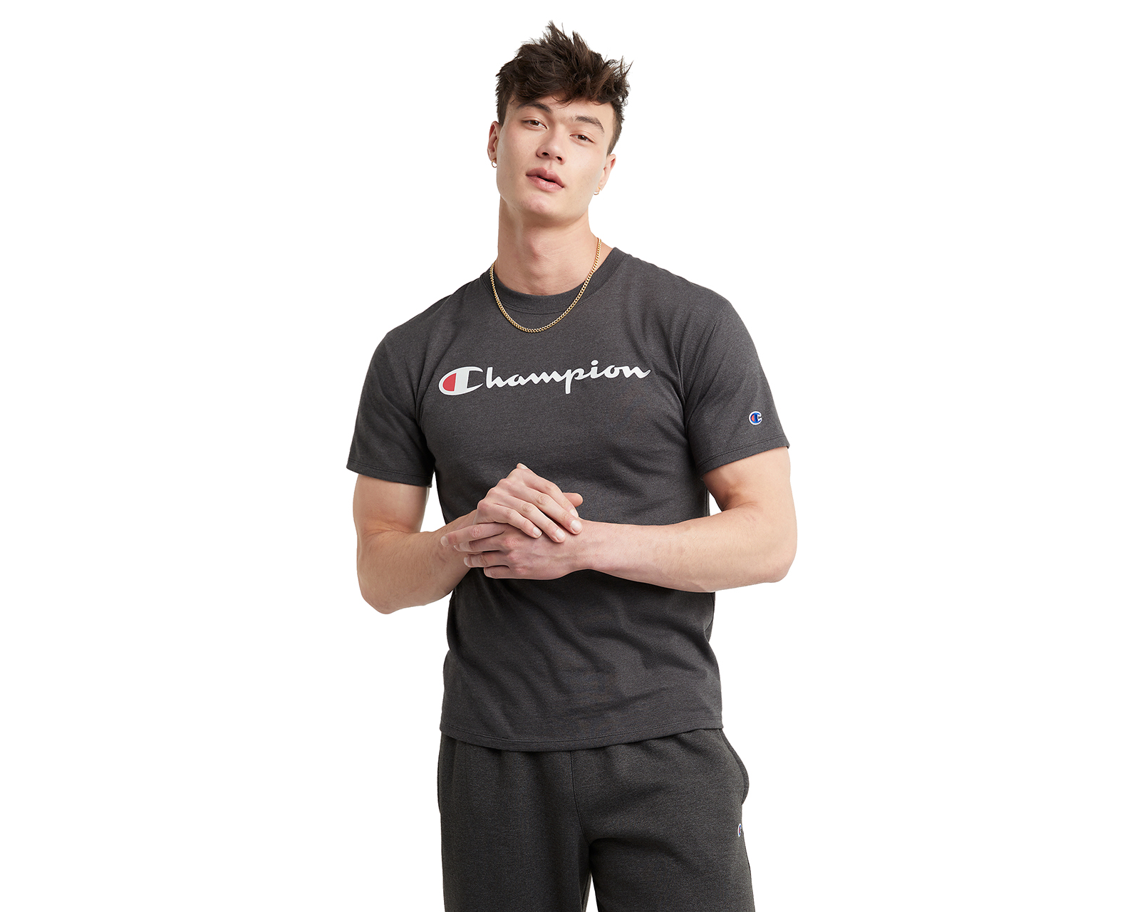 Foto 2 pulgar | Foto 1 | Playera Deportiva Champion para Hombre