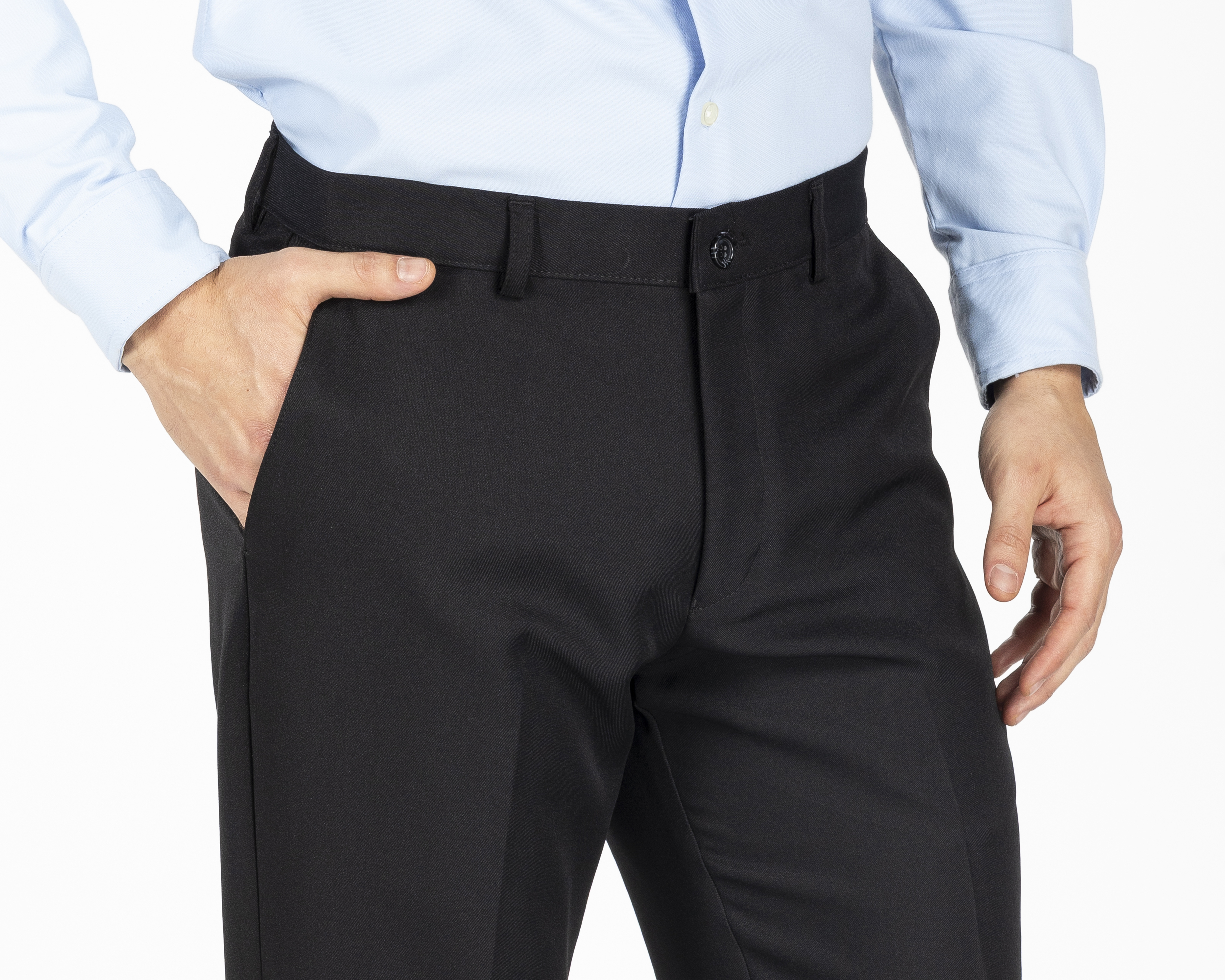 Foto 4 pulgar | Foto 3 | Pantón de Vestir Wall Street Negro para Hombre