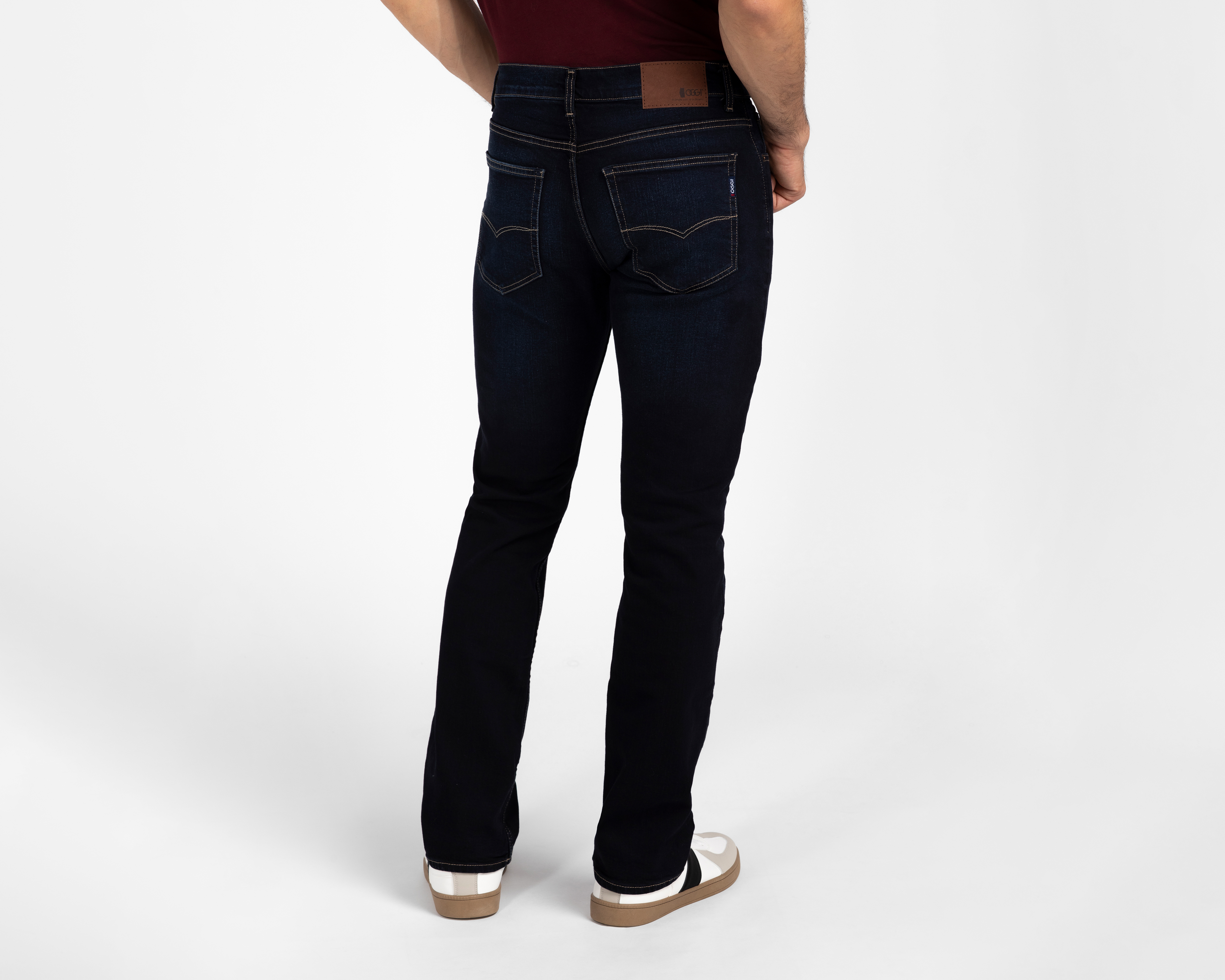 Foto 3 pulgar | Foto 2 | Jeans Slim Straight Oggi Vaxter Vintage para Hombre