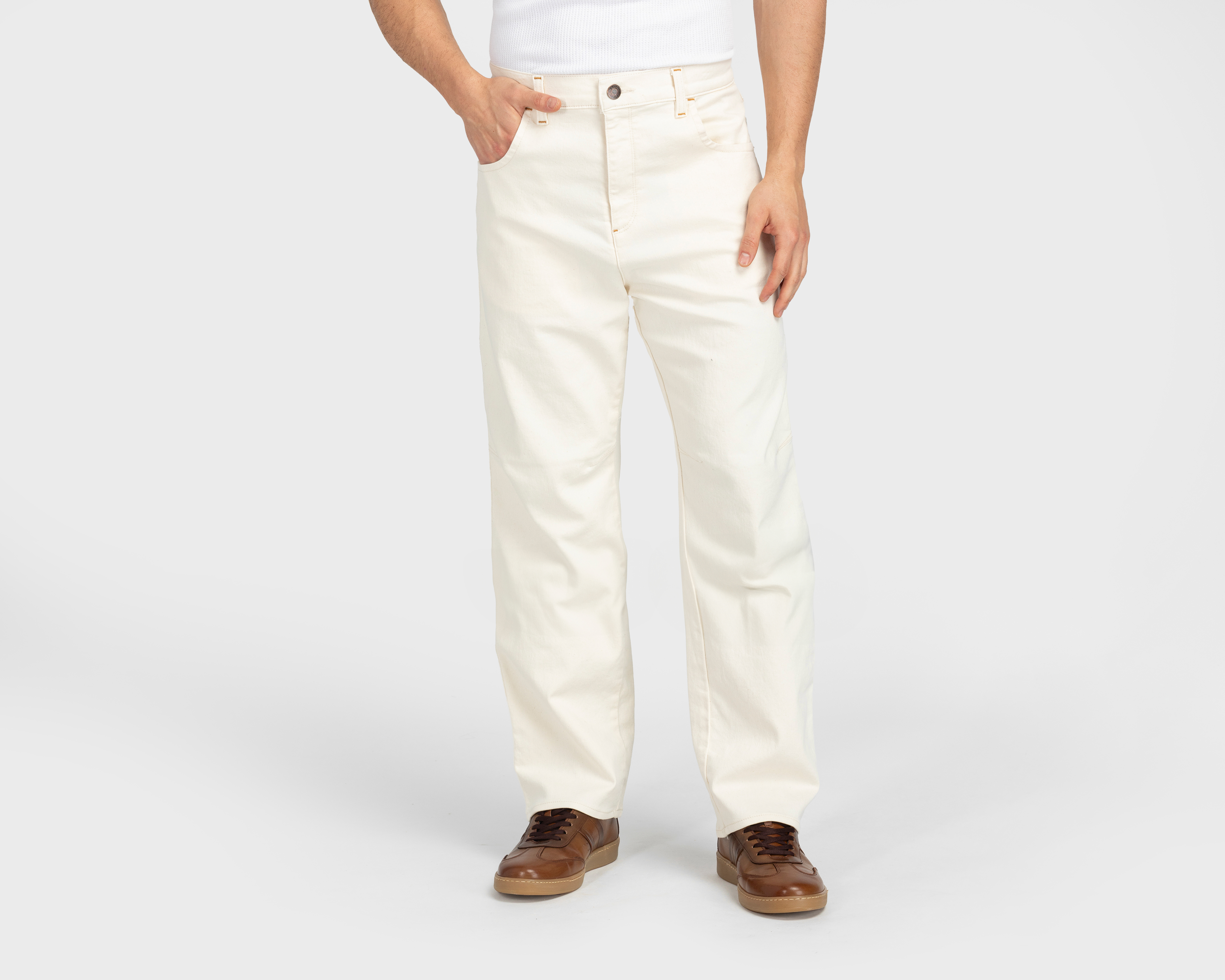 Pantalón Khaki Oggi Beige para Hombre