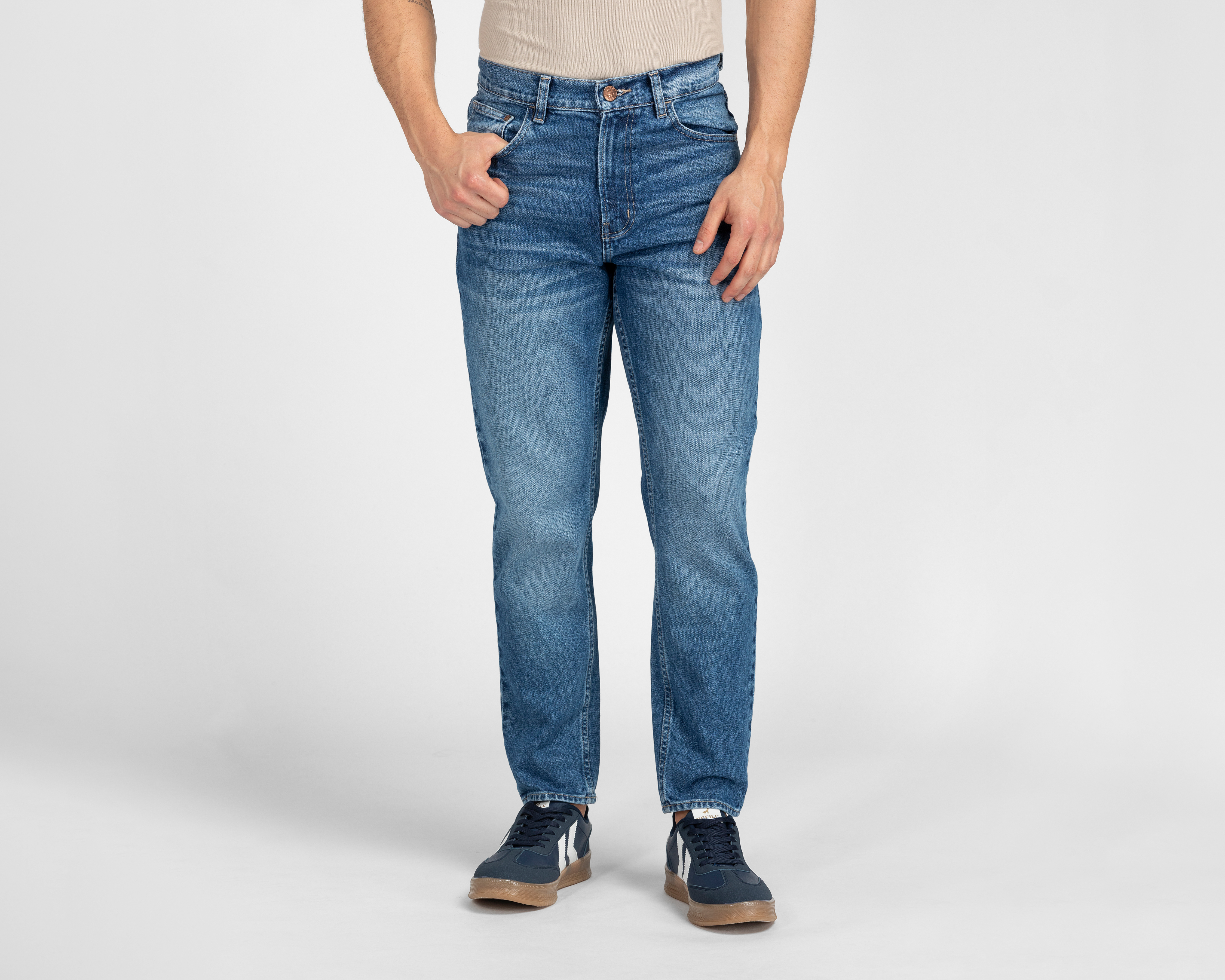 Foto 2 pulgar | Foto 1 | Jeans Regular Oggi Ivar Vintage para Hombre