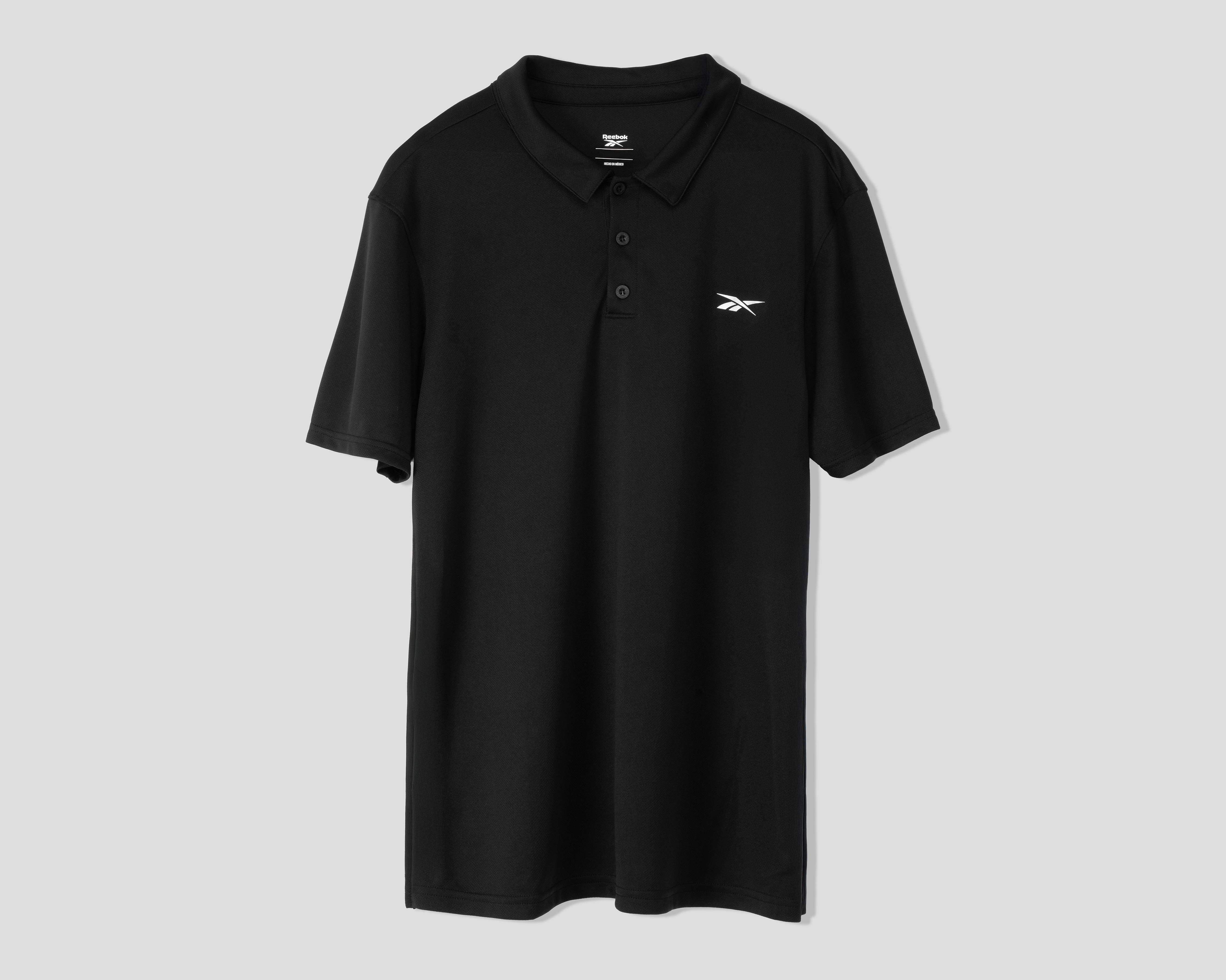 Foto 1 | Foto 1 | Playera Polo Reebok Negra para Hombre